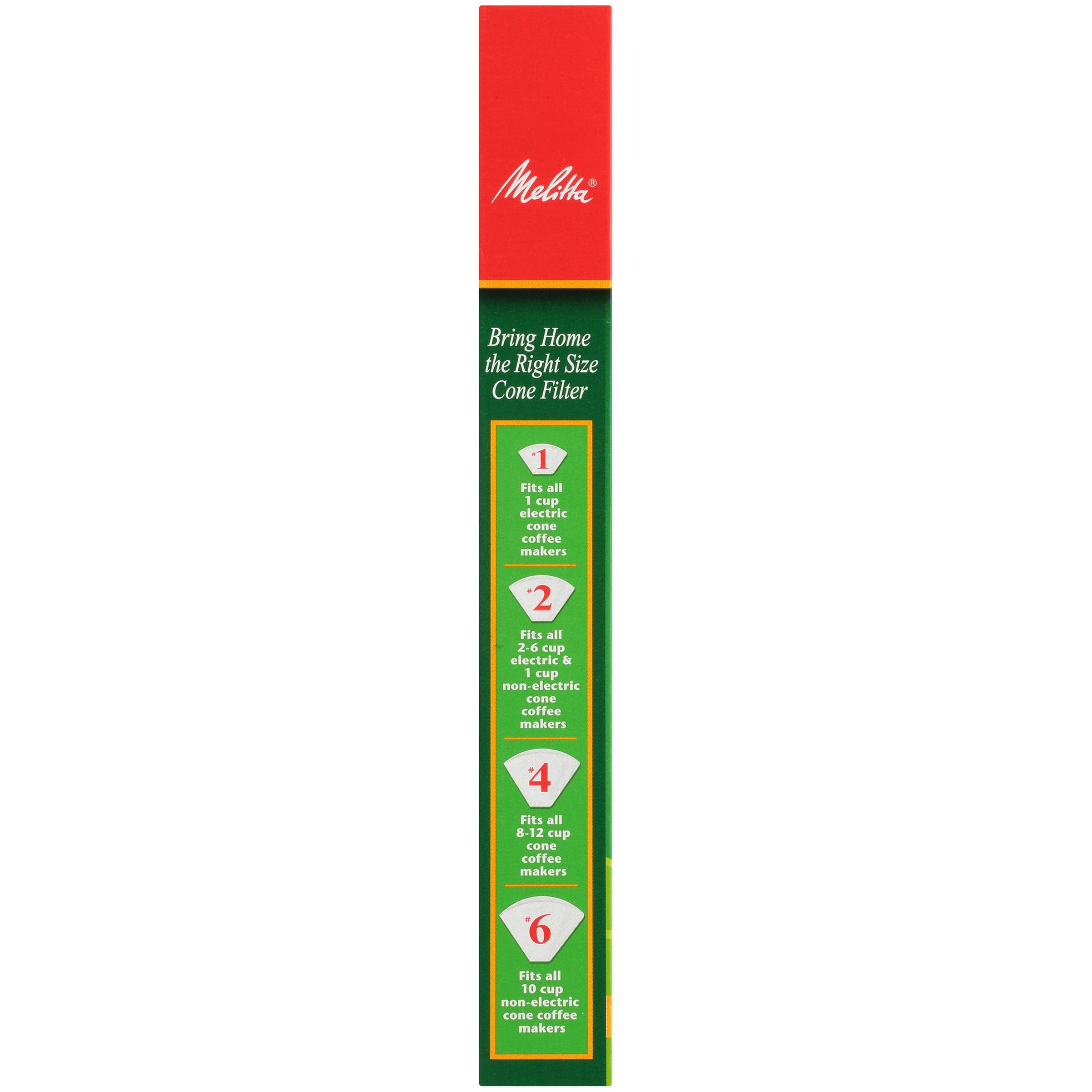 Melitta 624102#4 White Coffee Filters 100 Count