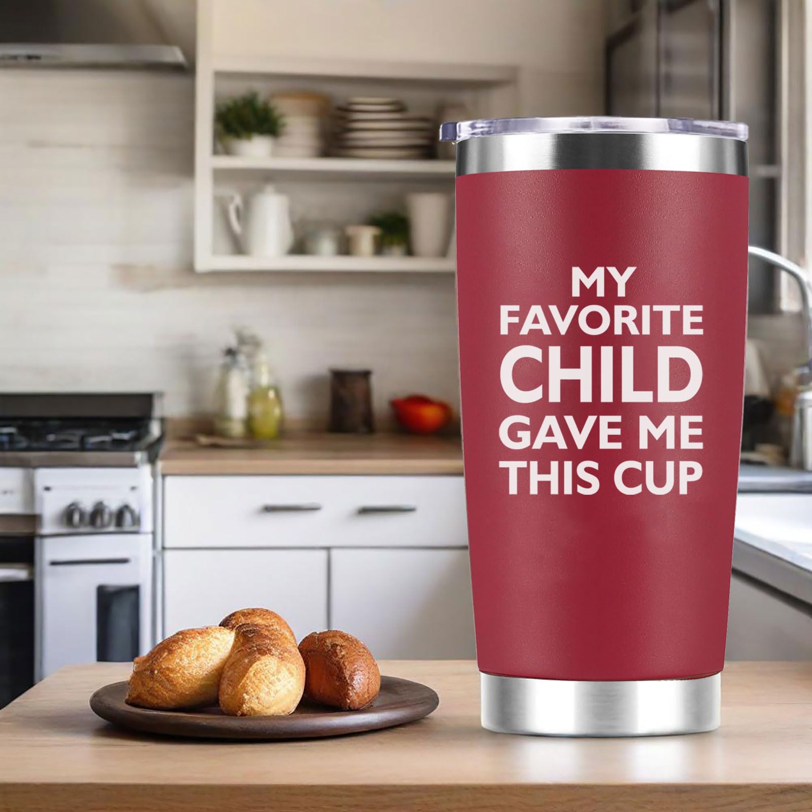 RAYSTAR Mothers Day Gifts for Mom from Daughter Son - My Favorite Child Gave Me This Cup - Mom Birthday Gifts, Mother Birthday f