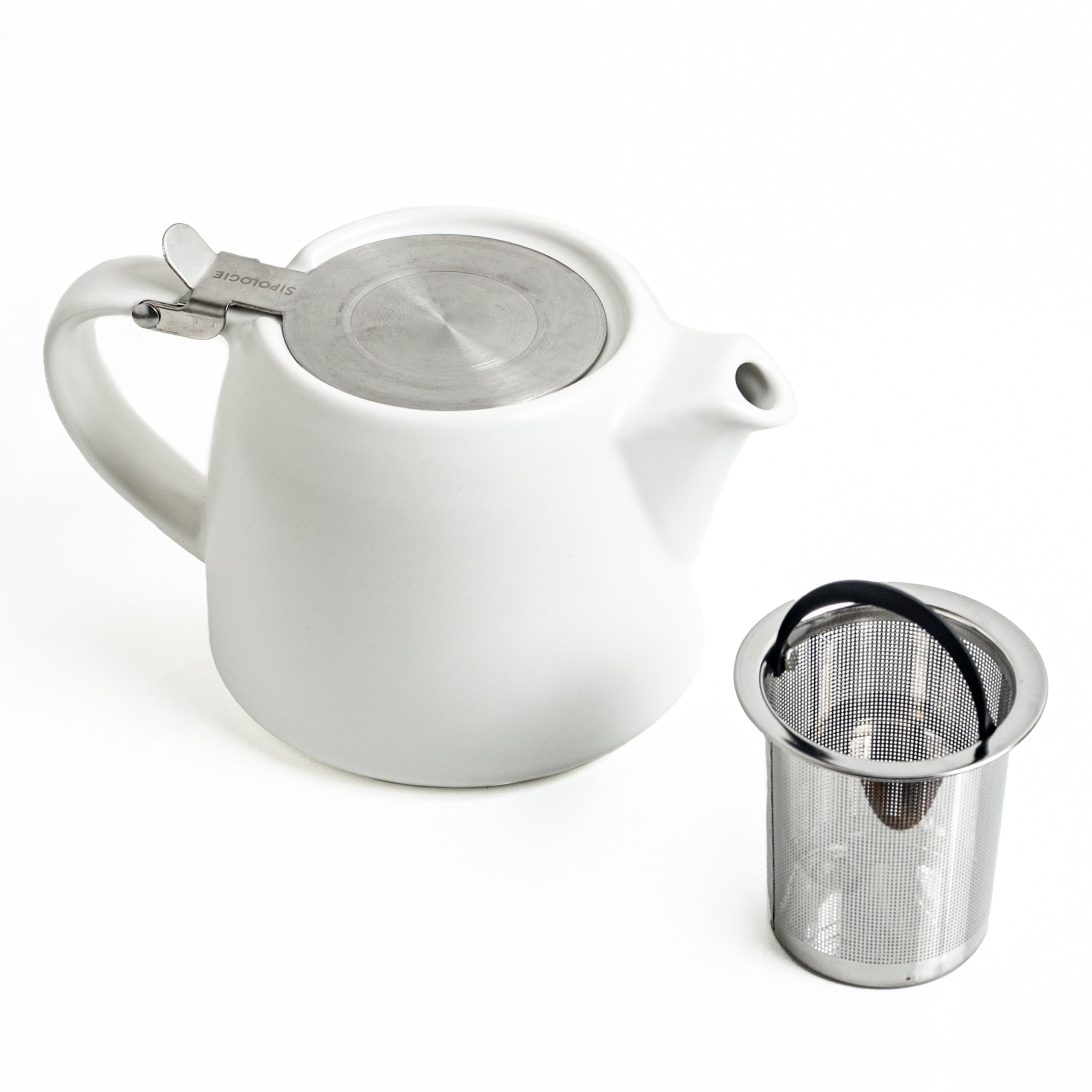 Glenburn Tea Direct Ceramic Teapot with Infuser  Perfect LooseLeaf, Flowery, Herbal, Green Tea Maker  High Fired, Finely Glazed