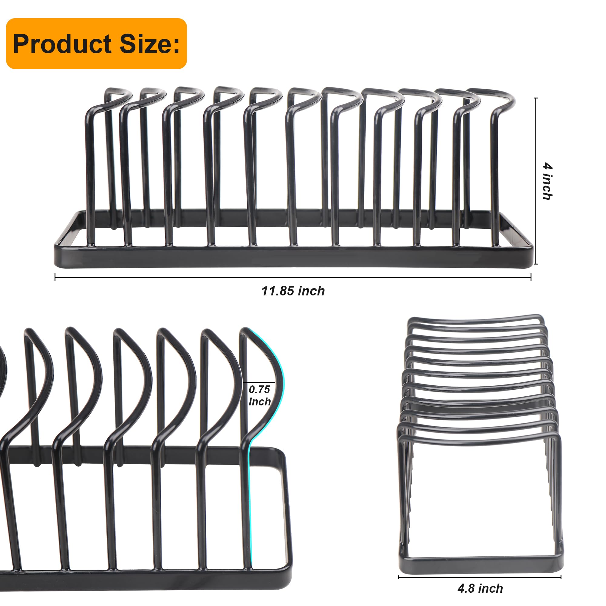 Yiseyruo Hat Organizer For Baseball Caps - Space Saving Hat Stand Hold 20 Caps - Premium Metal Hat Rack For Baseball Caps Displa