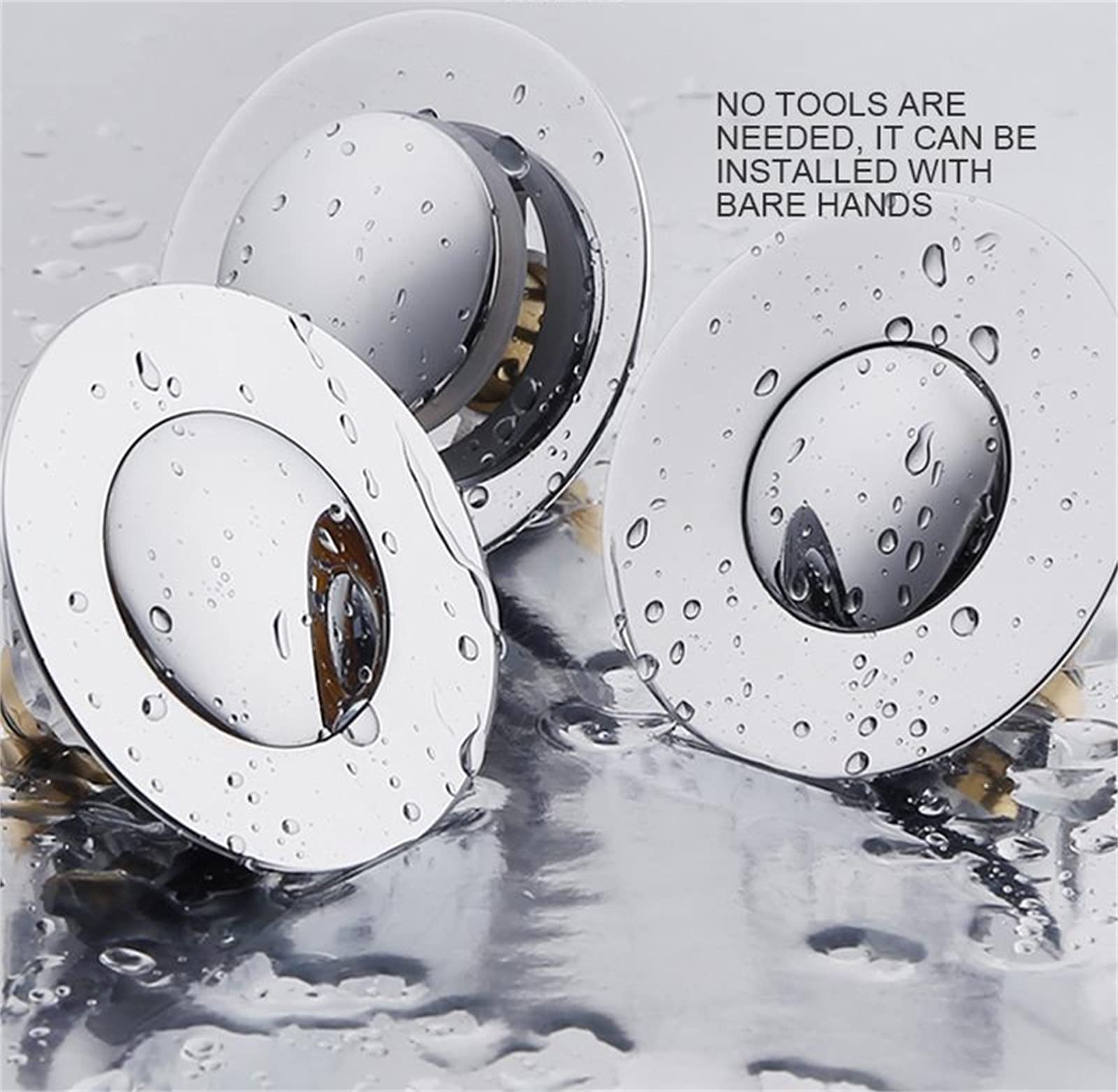 Universal Bathroom Sink Stopper, Sink Stopper Replacement,Strainer For Bathroom Sink,1.1~1.5    Bathtub Stopper For Kitchen Bath