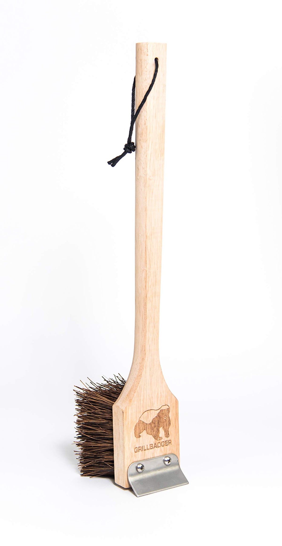 Grillbadger. The Safer Grill Cleaning Brush. All Natural. No Metal Bristles.
