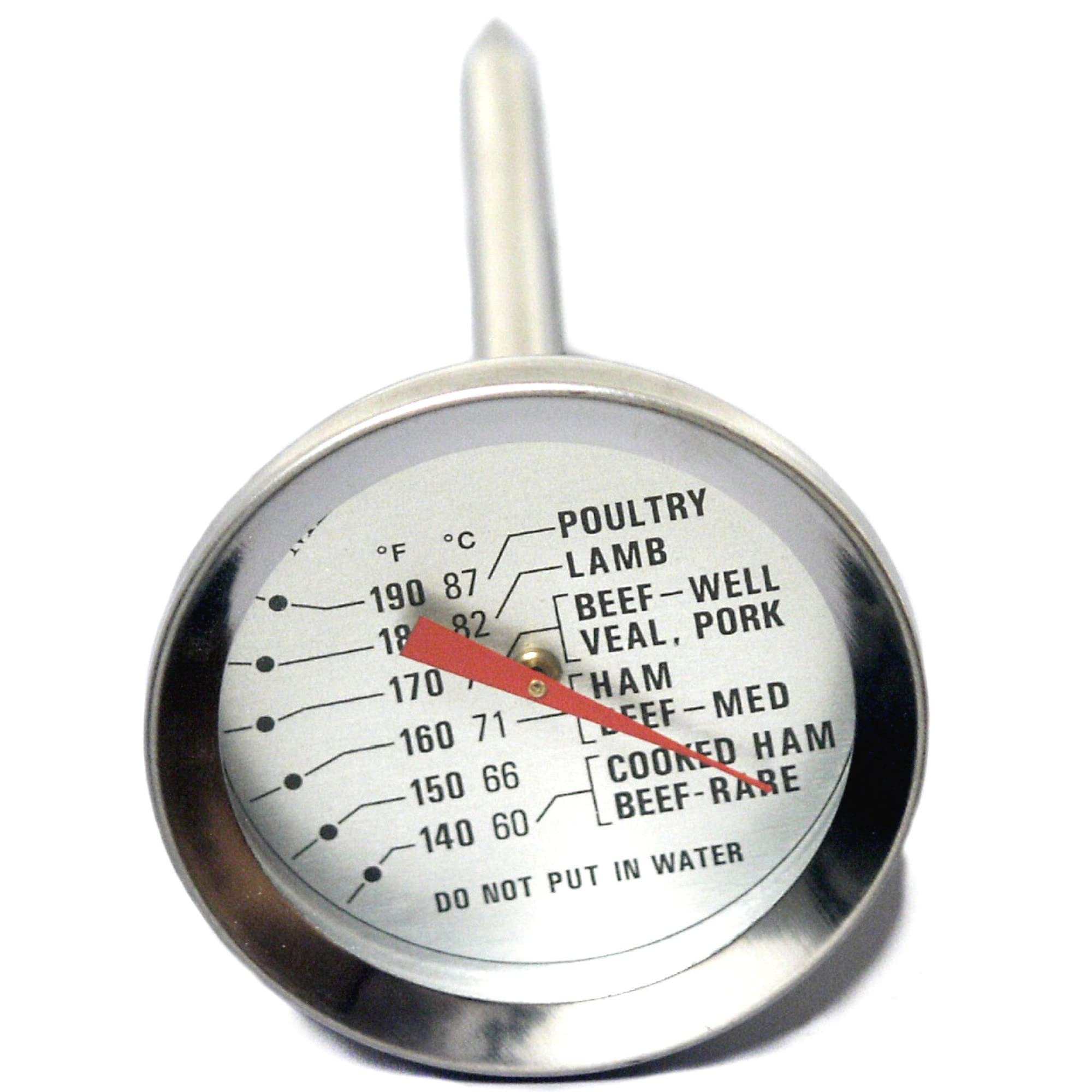 Chef Craft Select Meat Thermometer, 5 Inches In Length, Stainless Steel