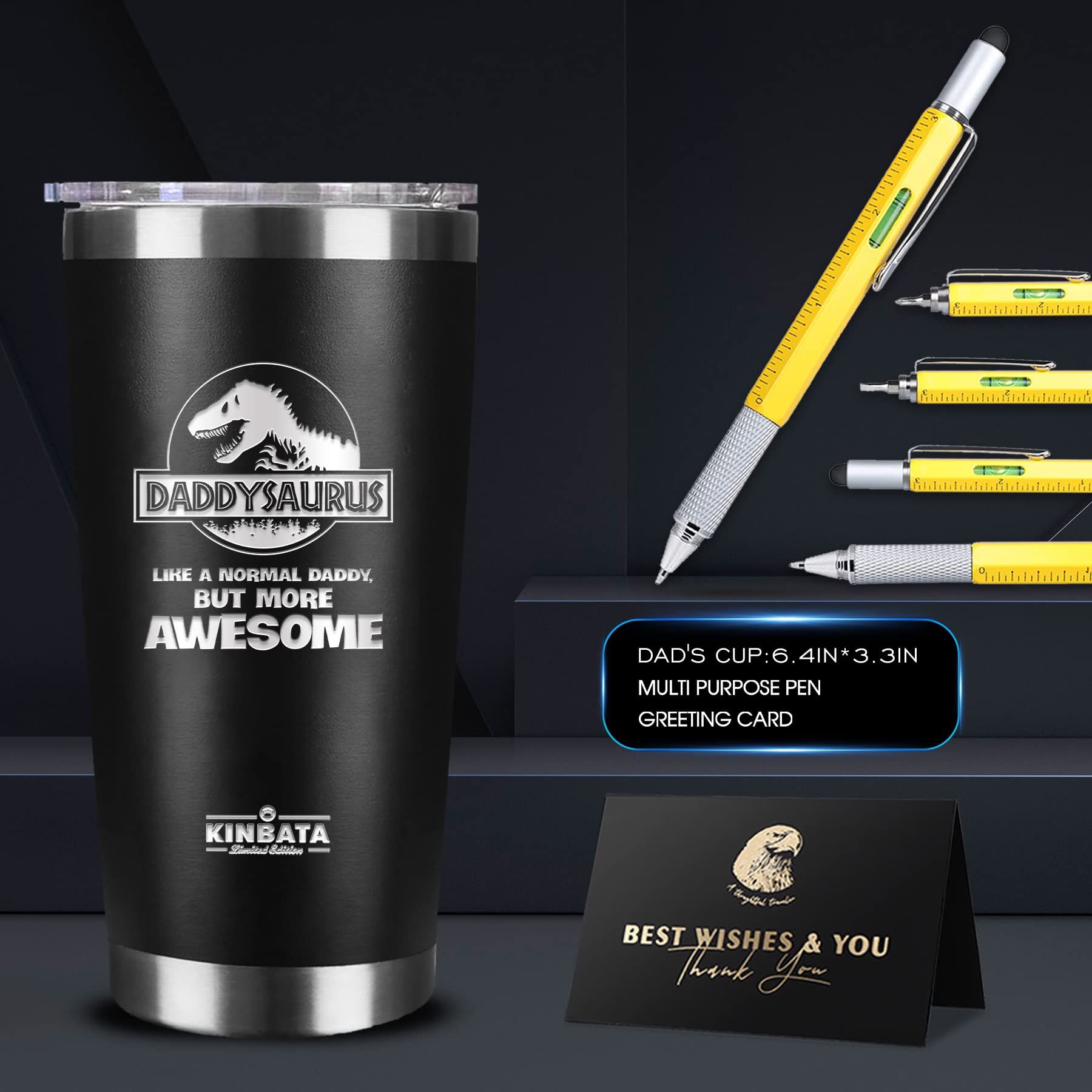 Kinbata Birthday Gifts For Dad From Daughter- Best Father Day Gifts For Dad From Son Christmas Gifts Box Basket Who Have Everyth