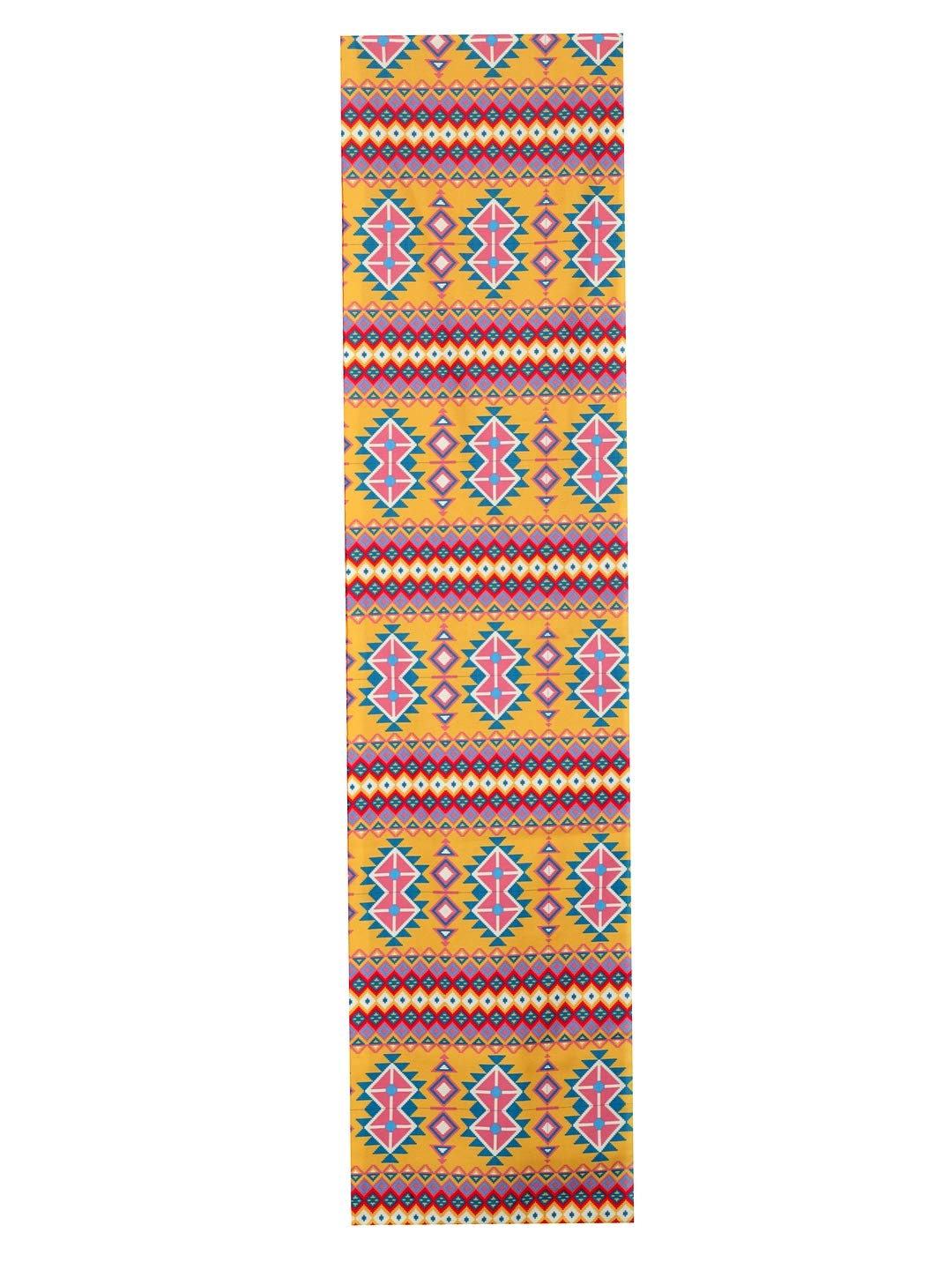 Alina Decor Poly Cotton Abstract Pattern Hd Printed Washable Runner For Dining Table Runner/Table Runner For Dining Table 4-6 Se