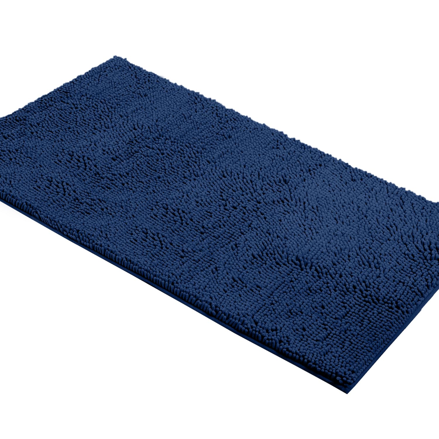 Luxurux X-Large Bath Mat-Extra-Soft Plush Bath Shower Bathroom Rug,1'' Chenille Microfiber Material, Super Absorbent Shaggy Bath