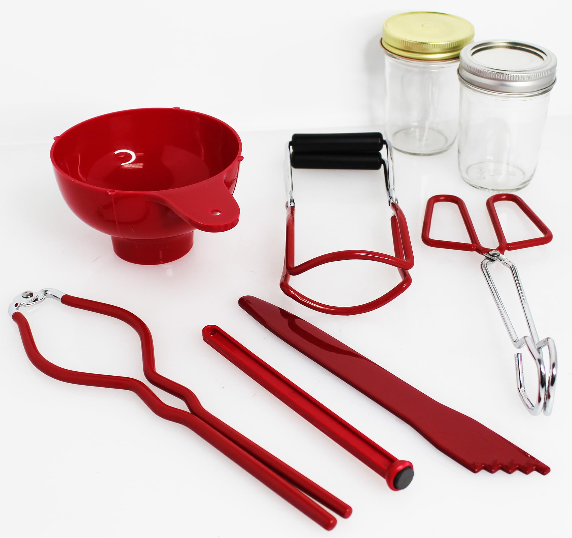 Mirro Tool Set Canning Kit, 6 Piece, Red