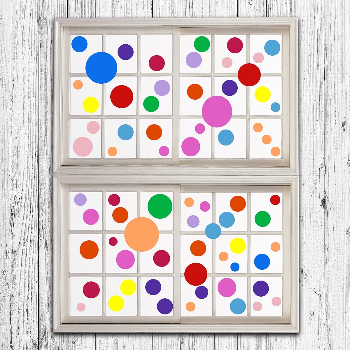 264 Pieces Polka Dot Wall Decals Circles Decals For Wall Vinyl Dots Stickers Set For Room Kids Bedroom Nursery Playroom Classroo