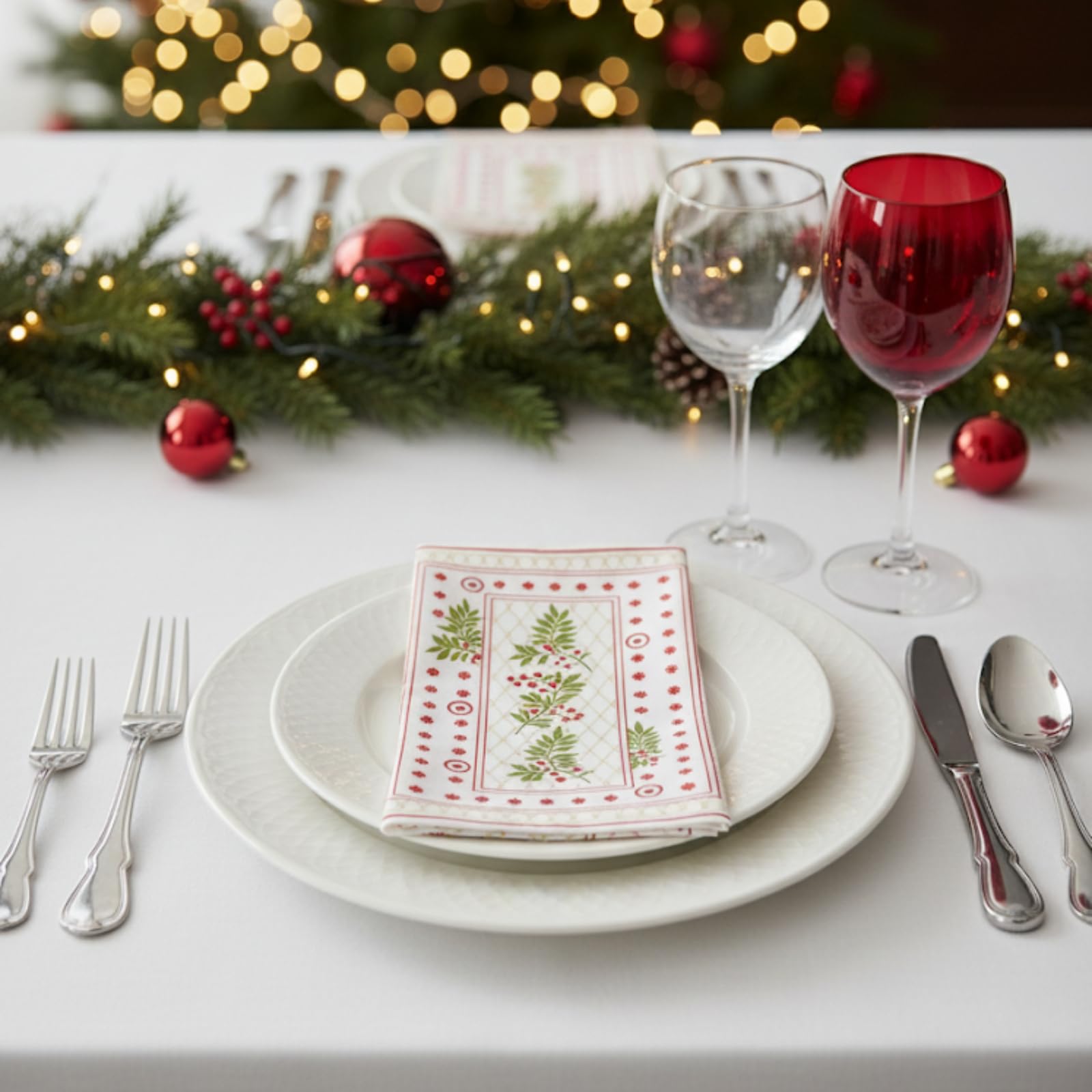 Christmas Disposable Napkins 100 Pieces