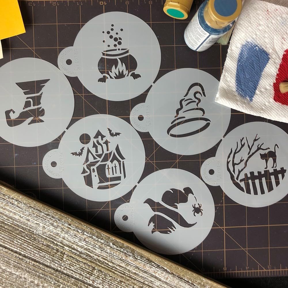 Large Halloween Cookie Stencil Set By Designer Stencils
