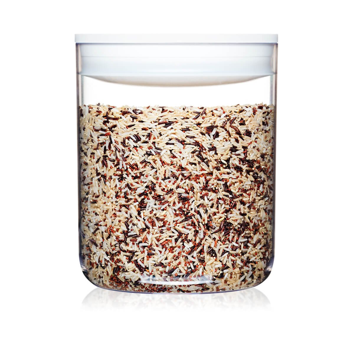 Click Clack Pantry Canister 0.6, 1.6, 3.3-Quart, Set Of 3