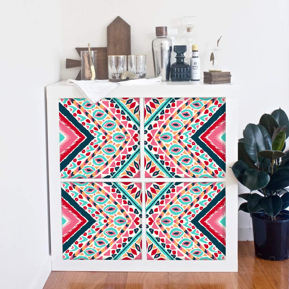 Self-Adhesive Dresser Sticker, Peel And Stick Furniture Skin, Removable Shelf Unit Decals Sticker (012, Expedit/Kallax)