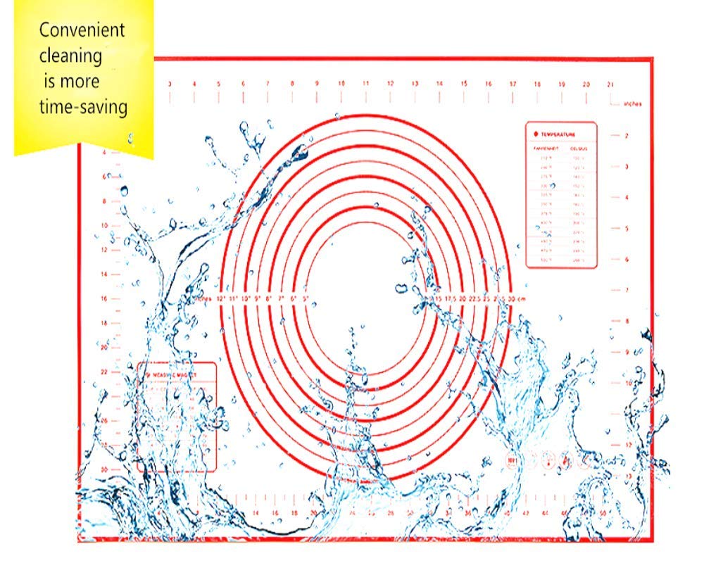 Rolling Pin Nonstick And Silicone Baking Pastry Mat Combo Kit, Adjustable Rolling Pin With Thickness Rings, Rolling Pin For Baki