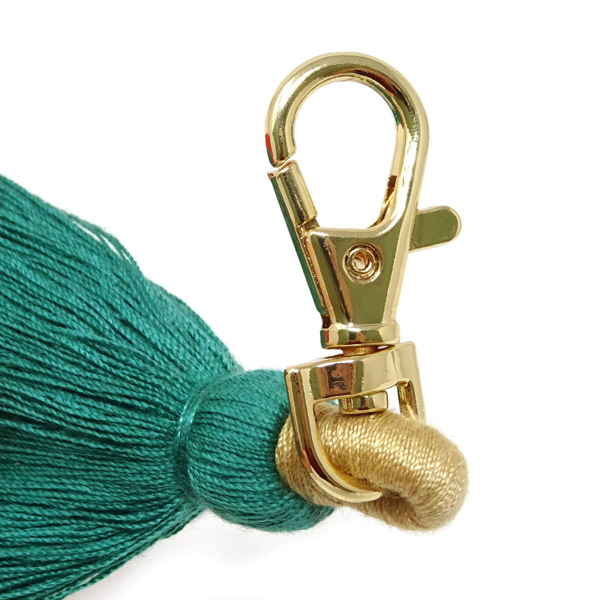Yueton Colorful Layered Tassel Key Chain Cotton Fringe Bag Charm For P ...