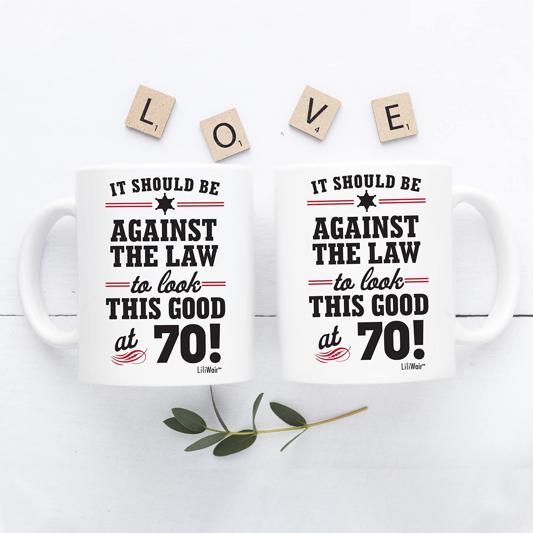 70Th Birthday Gifts For Women Seventy Years Old Men Gift Mugs Happy Funny 70 Mens Womens Womans Wives Female Man Best Friend 195