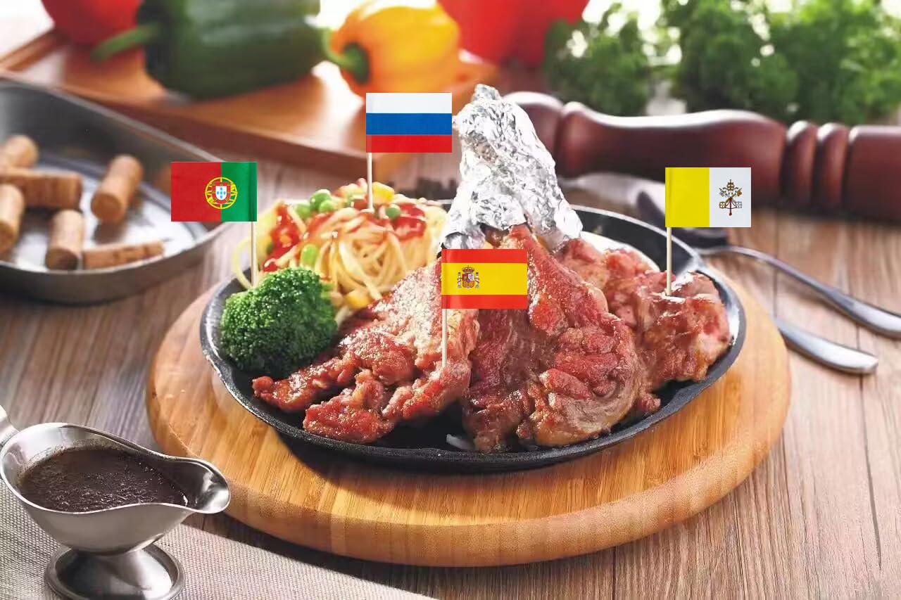 Stidsds Europe European 44 Countries Toothpick Flags Mini Small Country National Cupcake Toppers Stick Flag World International