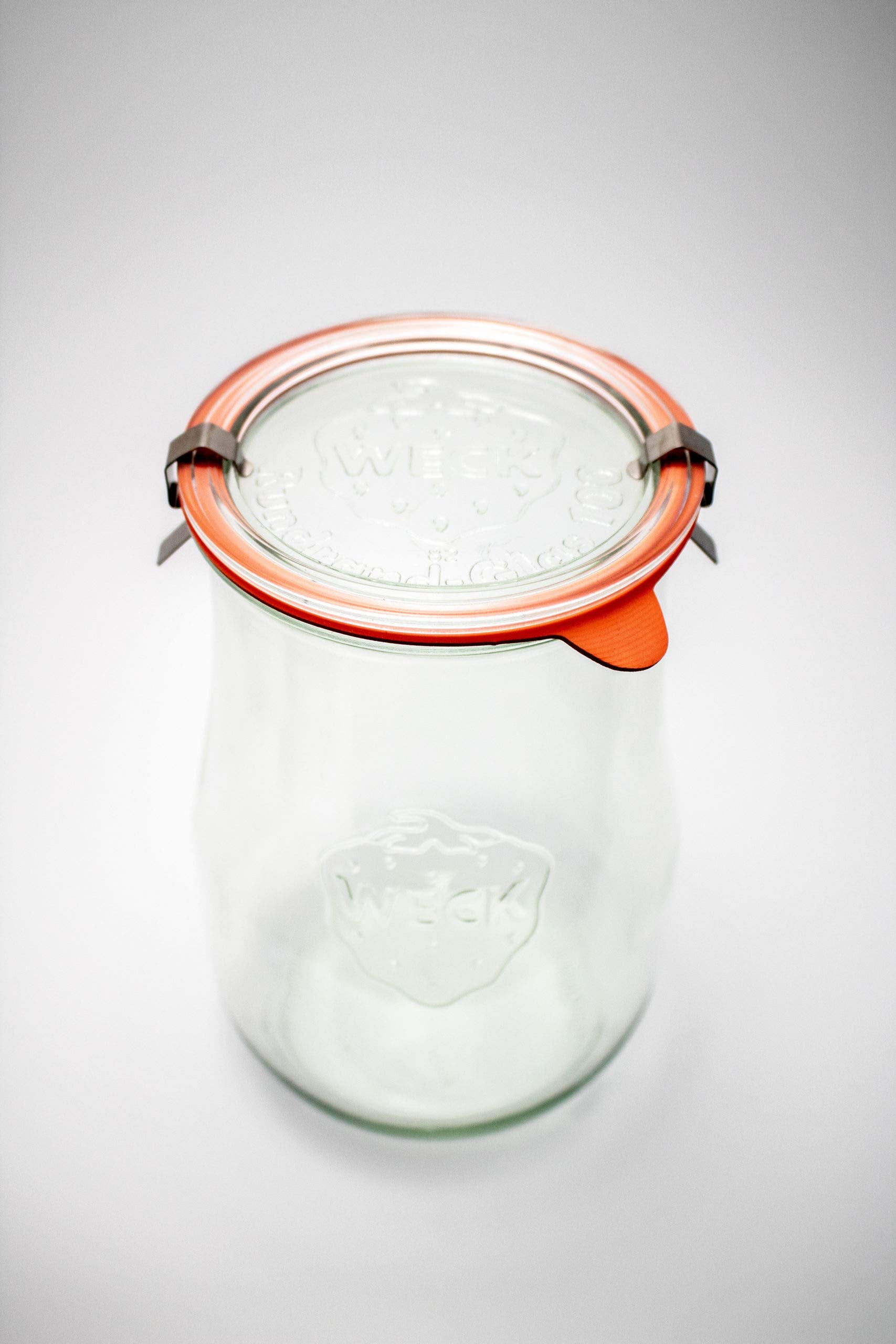 Weck Jars - Weck Tulip Jars 1.5 Liter- Large Glass Jars For Sourdough - Starter Jar With Glass Lid - Wide Mouth - Suitable For C