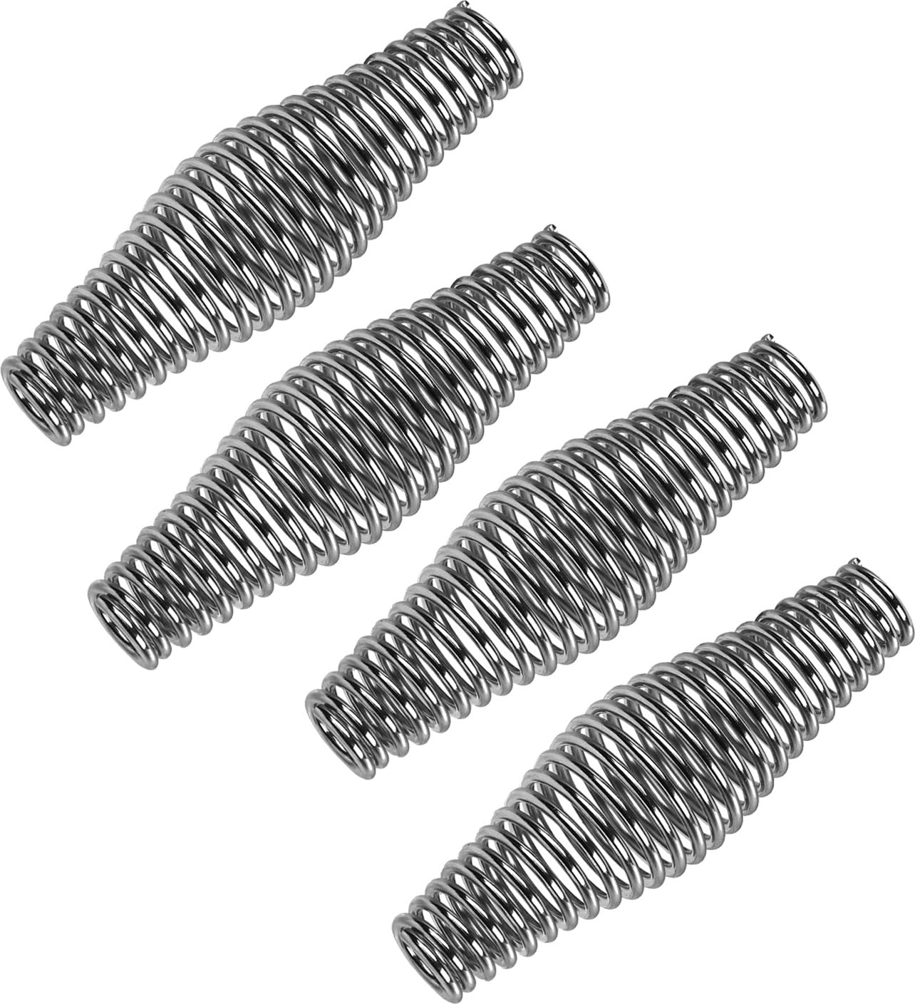 4Pcs Stainless Steel Bbq Spring Handles Cool Touch Stove Heavy Duty Barbecue Smoker, Grill, Stove, Bbq Pit Handles