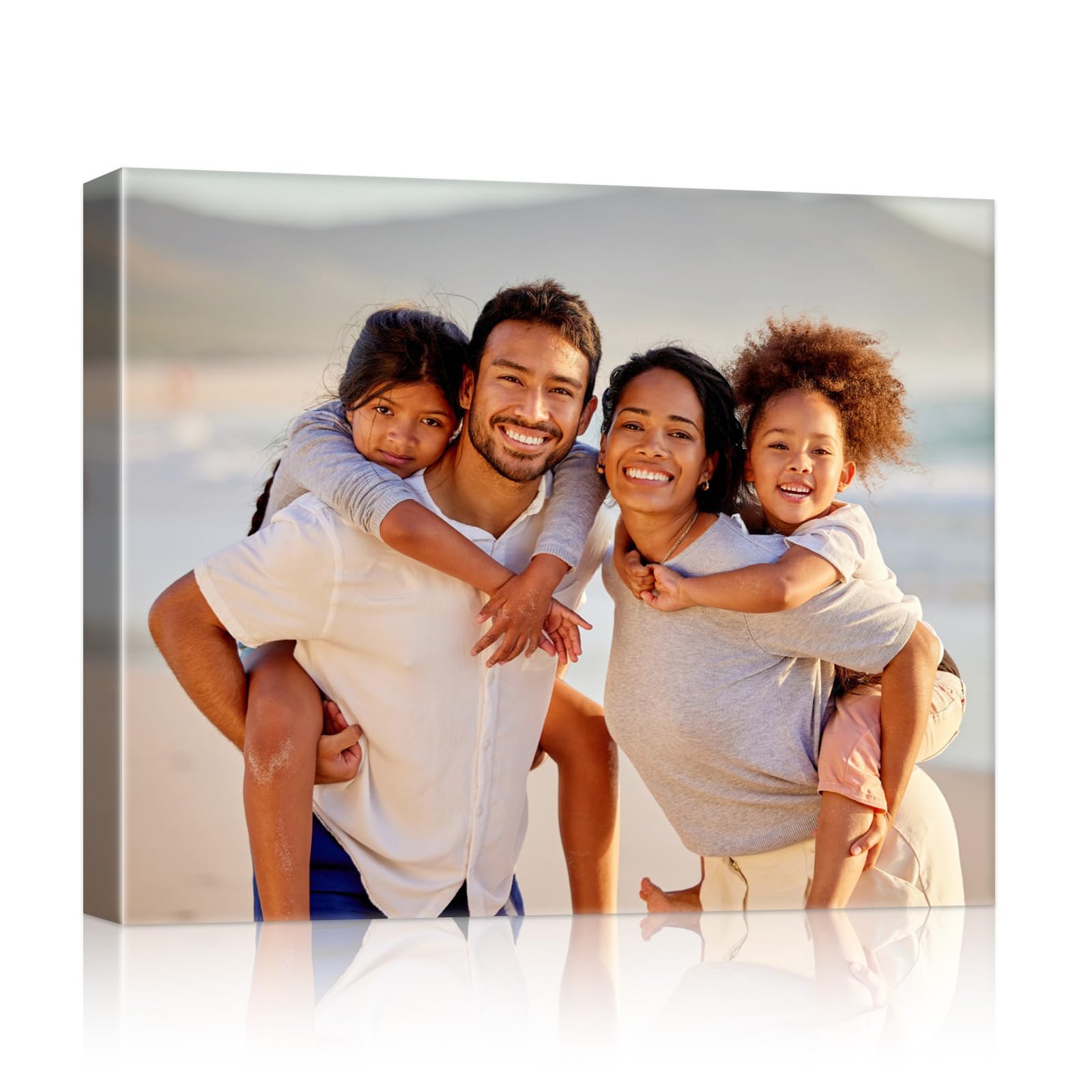 Custom Canvas Prints With Your Photos, Personalized Picture To Canvas Print, Custom Wall Art For Bedroom, Living Room, Wedding B