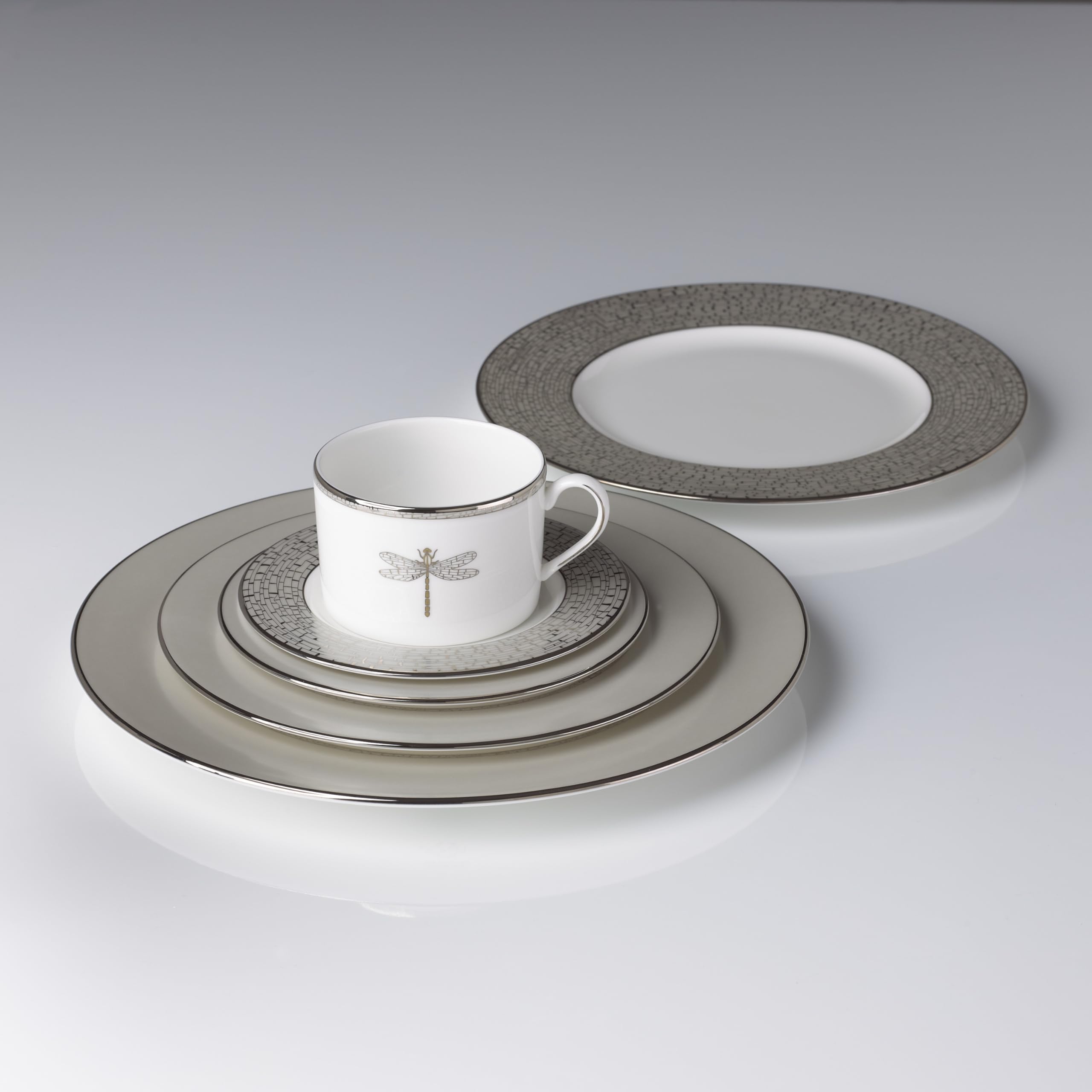 Kate Spade New York June Lane Place Setting by Lenox, White, 5-piece