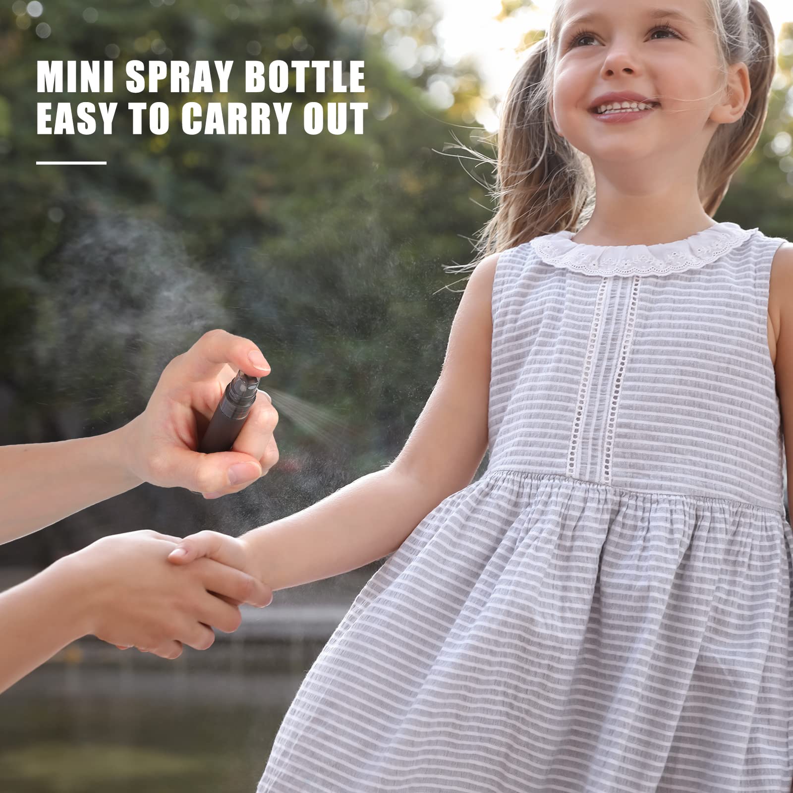 Remerry 10 Ml Perfume Spray Bottles Plastic Travel Refillable Mini Bottles For Women Small Fine Mist Spray Bottles Portable Fros