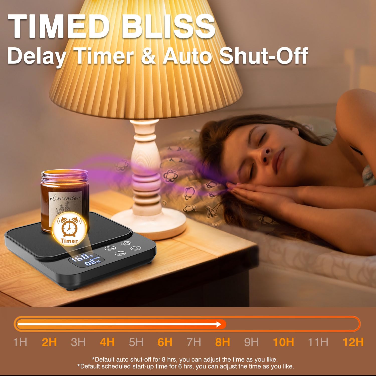 Mug Warmer, Coffee Warmer For Desk With 1-12H Auto Shut Off, 4 Temp Settings, 36W Faster Heating Cup Warmer For Coffee Beverage