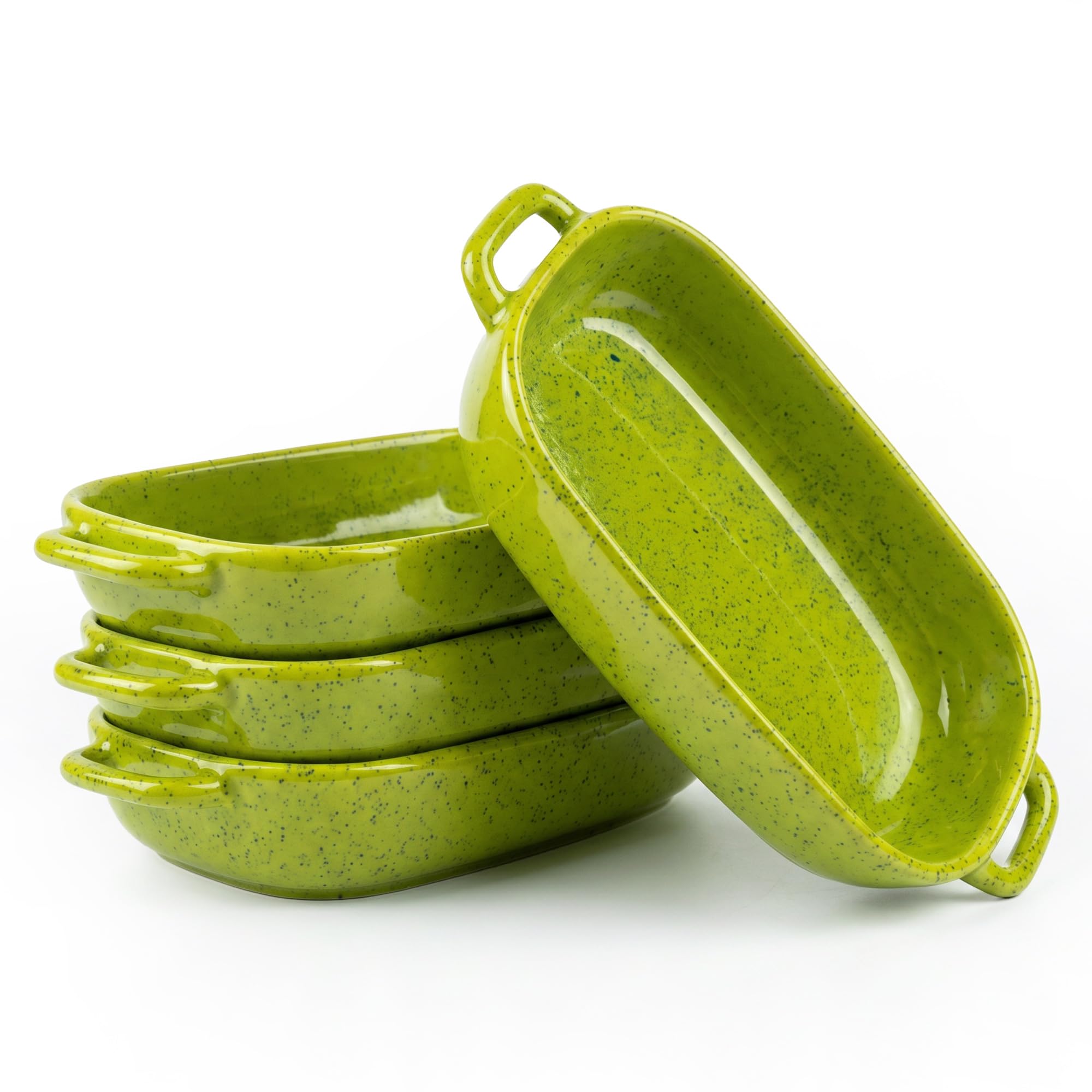 StellarRoute Small Baking Dish Set of 4, Ceramic Casserole Dishes for Oven