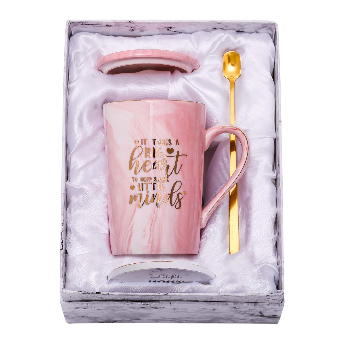 Shinnywis It Takes A Big Heart To Shape Little Minds-Teacher Appreciation Gifts-Teacher Gifts For Women-Thank You,Christmas Gift