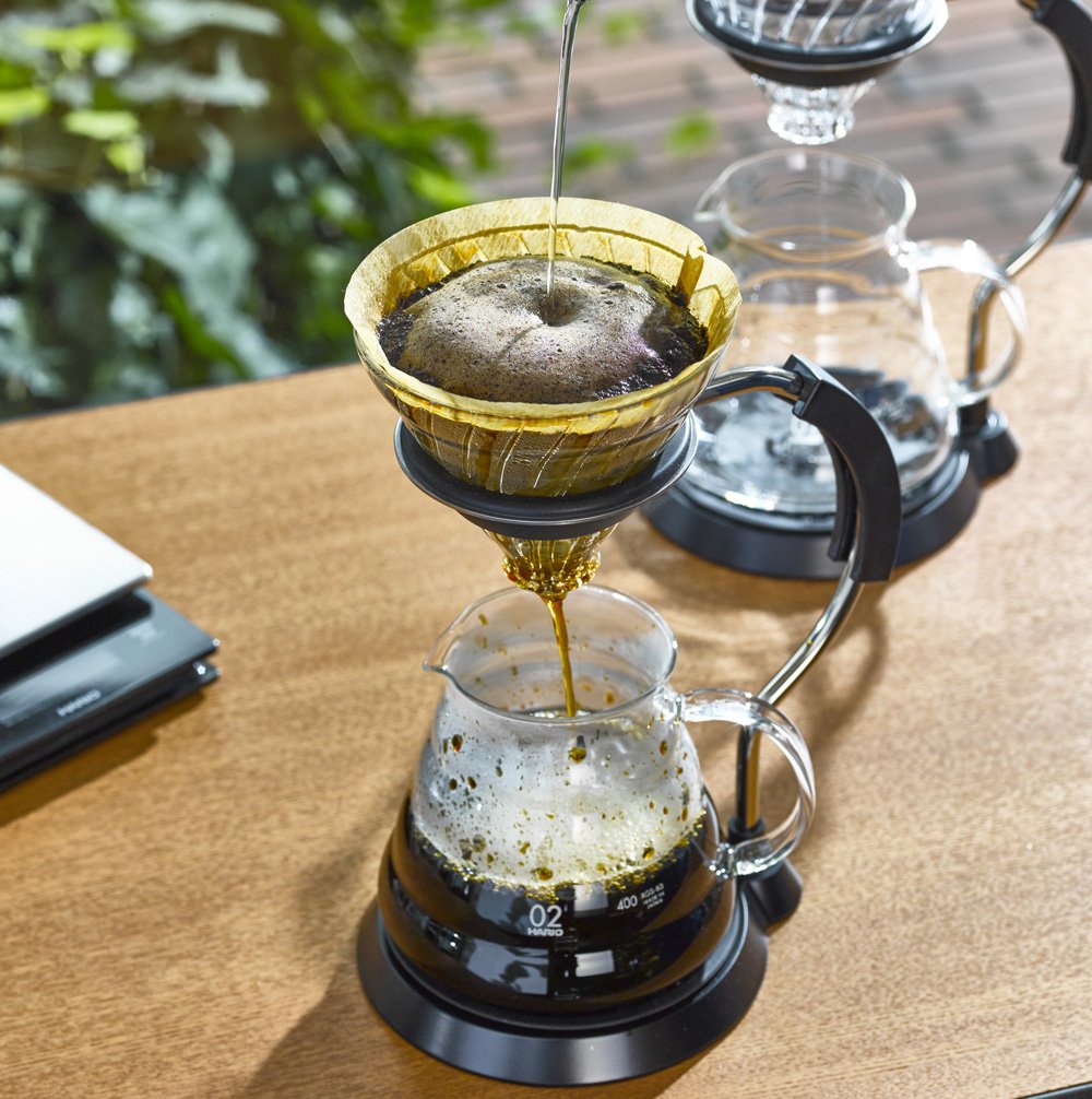 Hario V60 Arm Stand With Glass Dripper Pour Over Set