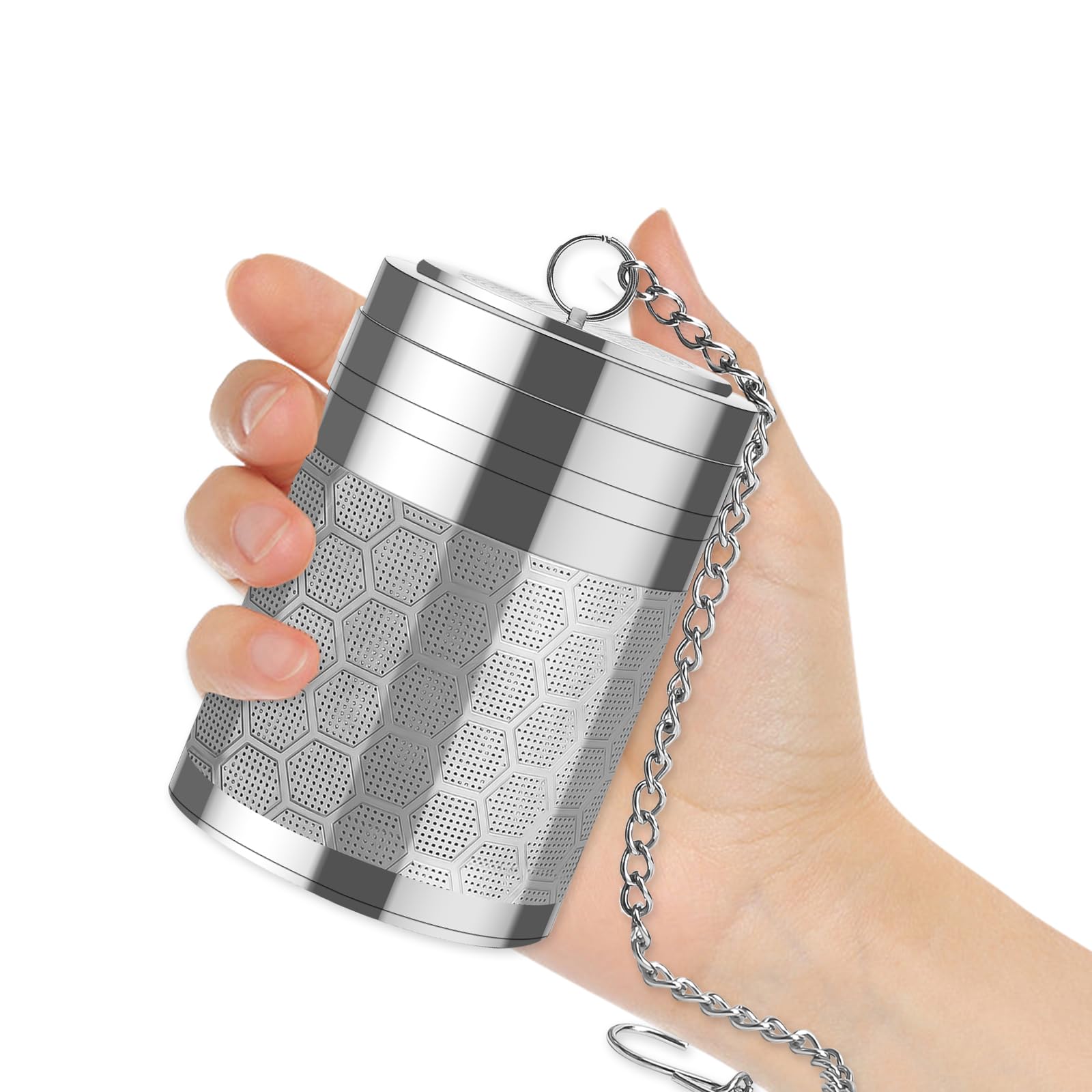 Numola Large Tea Infusers For Loose Tea, Extra Fine Mesh Large Tea Strainer For Spice Cooking, 304 Stainless Steel Tea With Exte