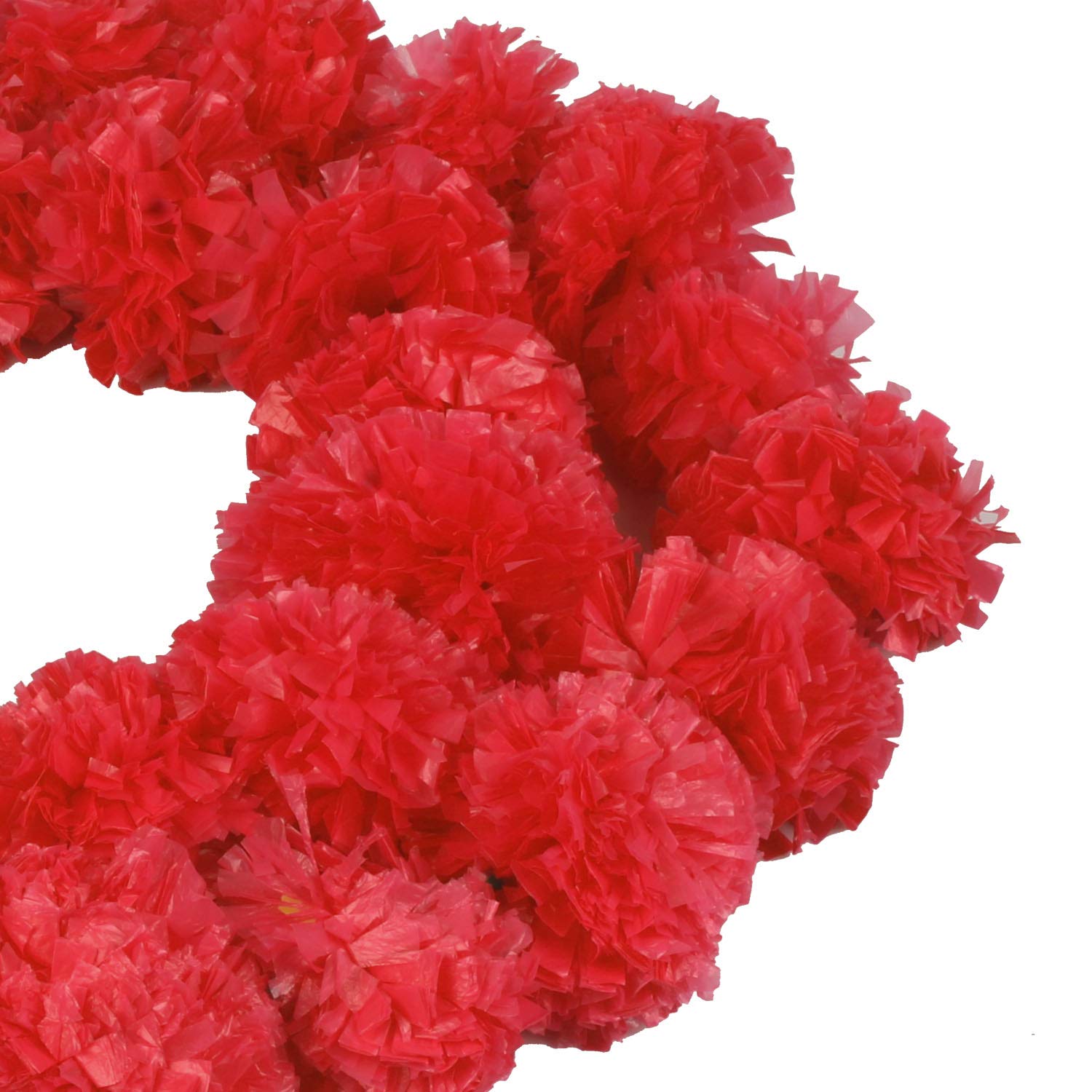 Klassic Red Artificial Marigold Flower For Decoration For Diwali Decoration Navratri, Pooja, Home Inauguration, Temple, Wedding