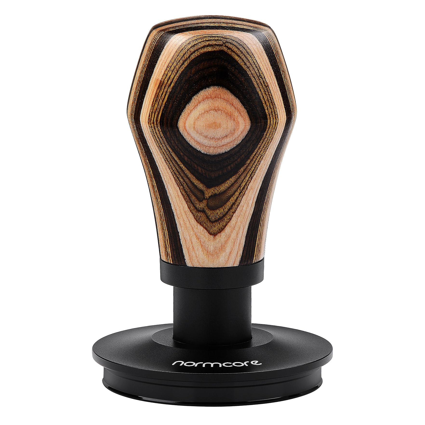 Normcore 53.3Mm Coffee Tamper V4, Spring Loaded Tamper With Titanium Pvd Coating Flat Base, Espresso Tamper Fits 54Mm Breville S