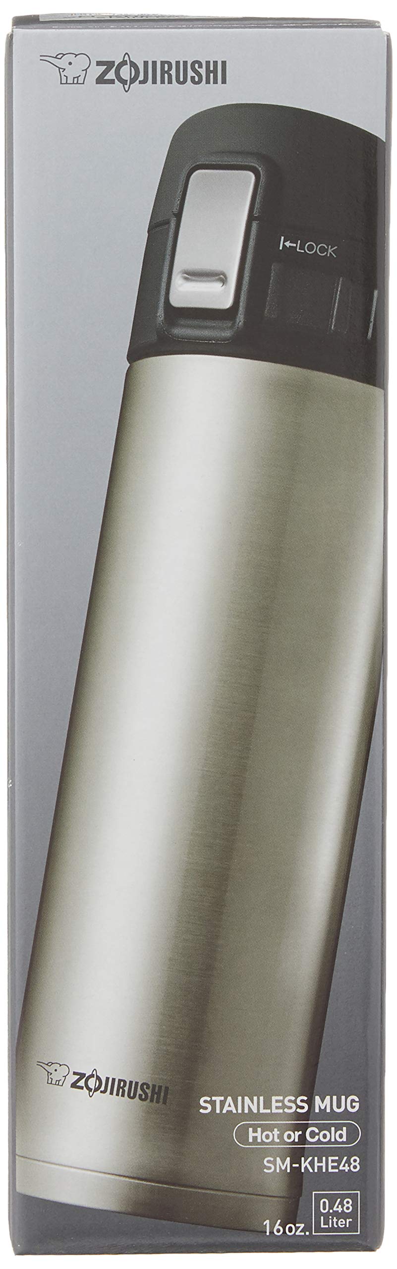 Zojirushi 0.36-Liter Stainless Steel Travel Mug, 12-Ounce, Silver