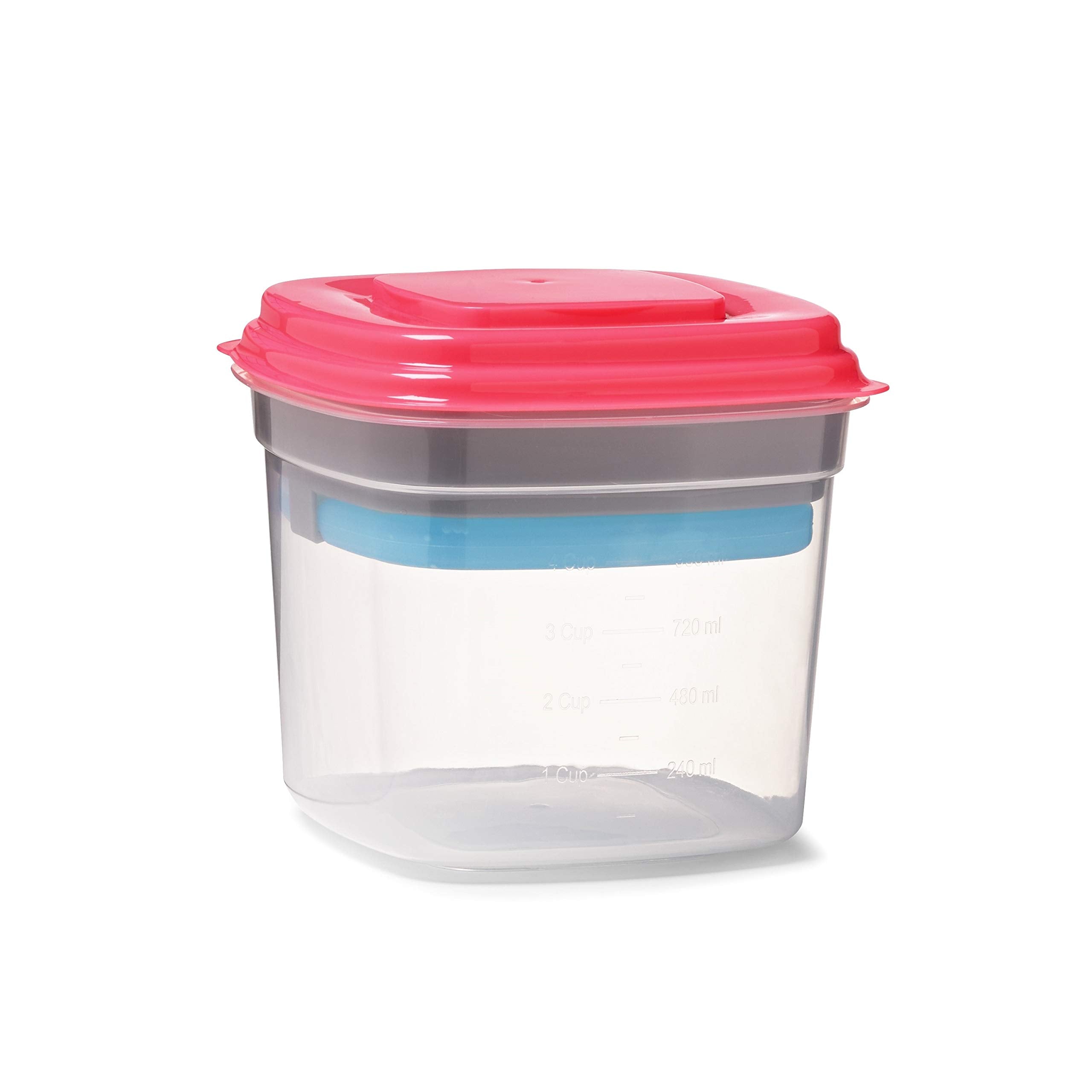 Fit & Fresh Salad Container For Lunch, Salad Lunch Container For Adults, Salad Bowl Kit With Compartments For Salad Dressing & T