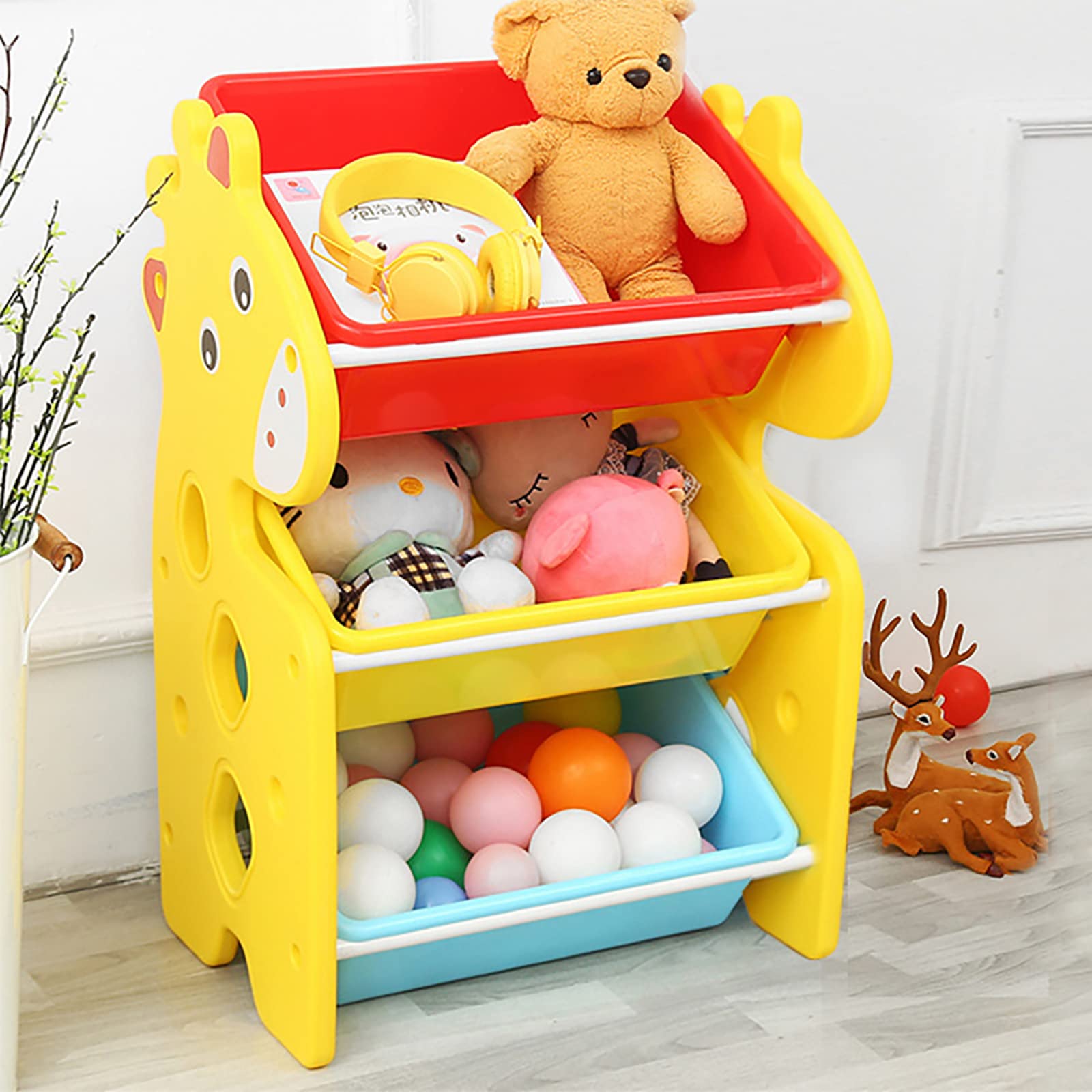 Wuweot 5 Pack Large Storage Bins, 15'' X 11.5'' Plastic Stackable Classroom Organizer, Multipurpose Toy Basket For Classroom, Nu