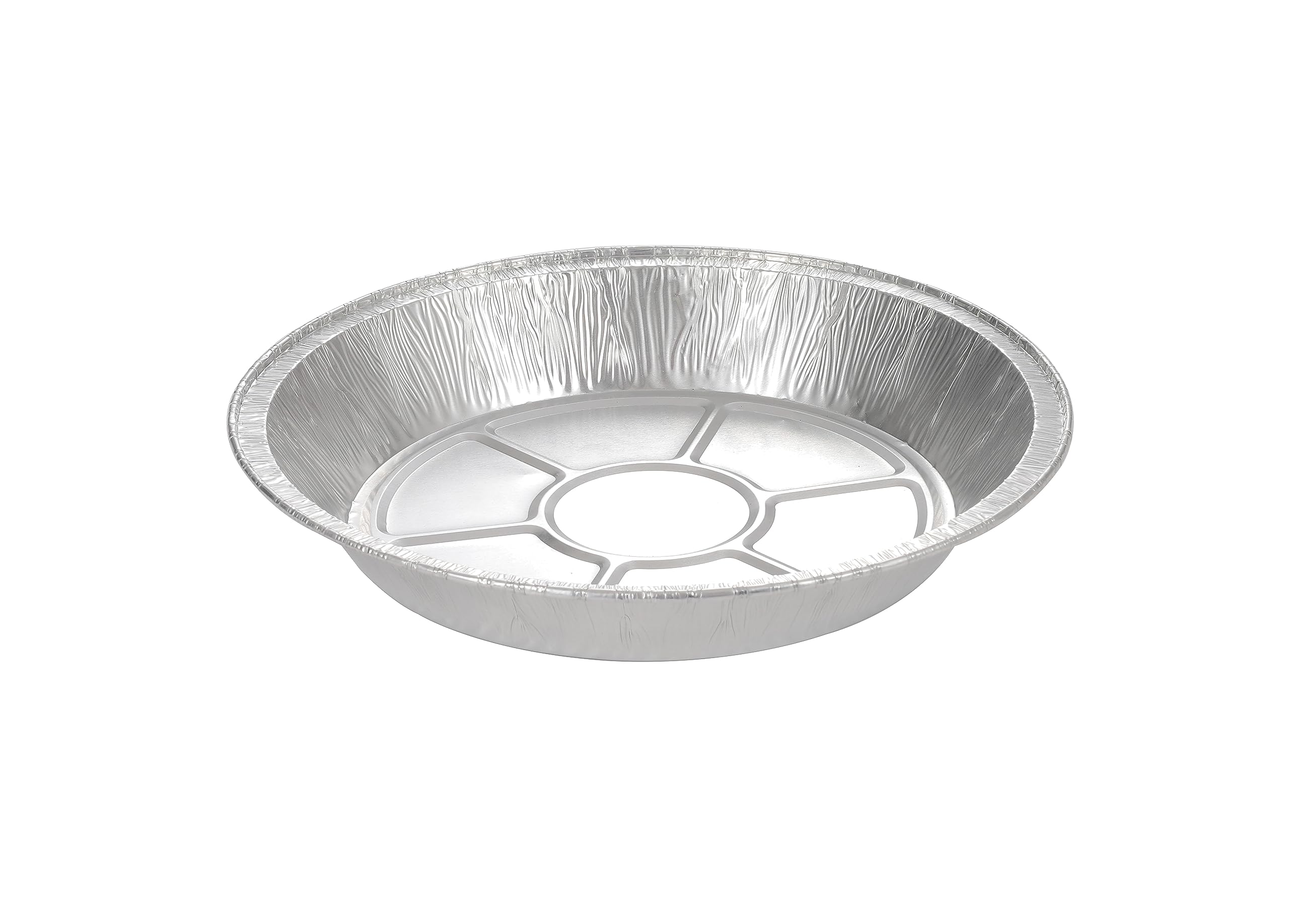Waytiffer 9" Disposable Aluminum Foil Pie Pans - 10 Pack, Heavy-Duty, Silver Baking Tins