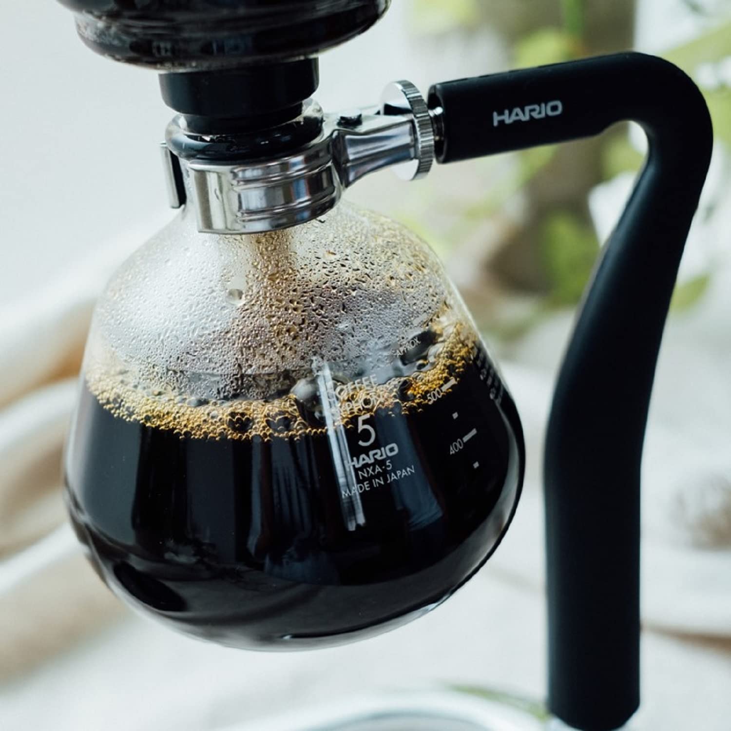 Hario Nxar-5 Coffee Siphon Next Coffee Drip For 5 People, Black