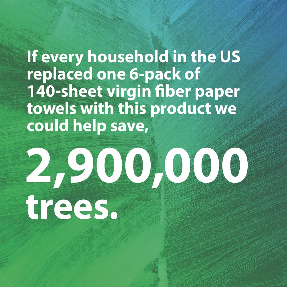 Seventh Generation Paper Towels  100% Recycled Paper  2-Ply  6 Roll  6 Count (Pack of 2)