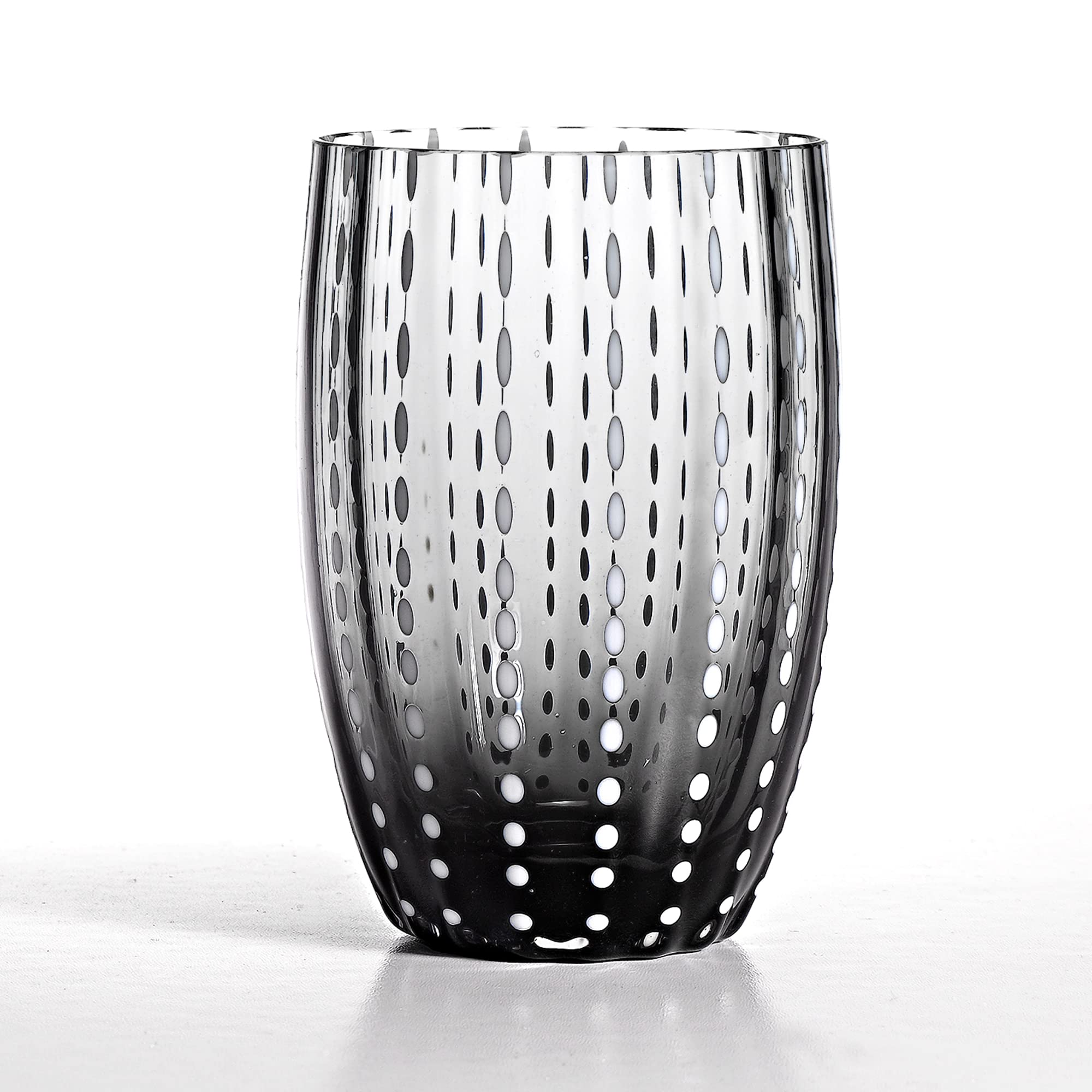 Zafferano Perle Tumbler Grey (Set Of 2)