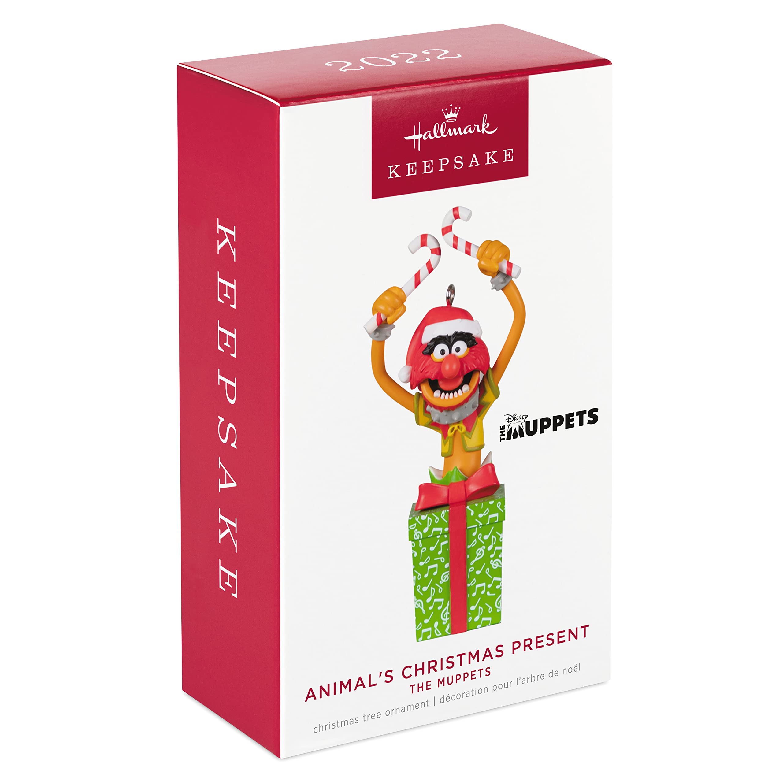 Hallmark Keepsake Plastic Christmas Ornament 2022, Disney The Muppets Animal s