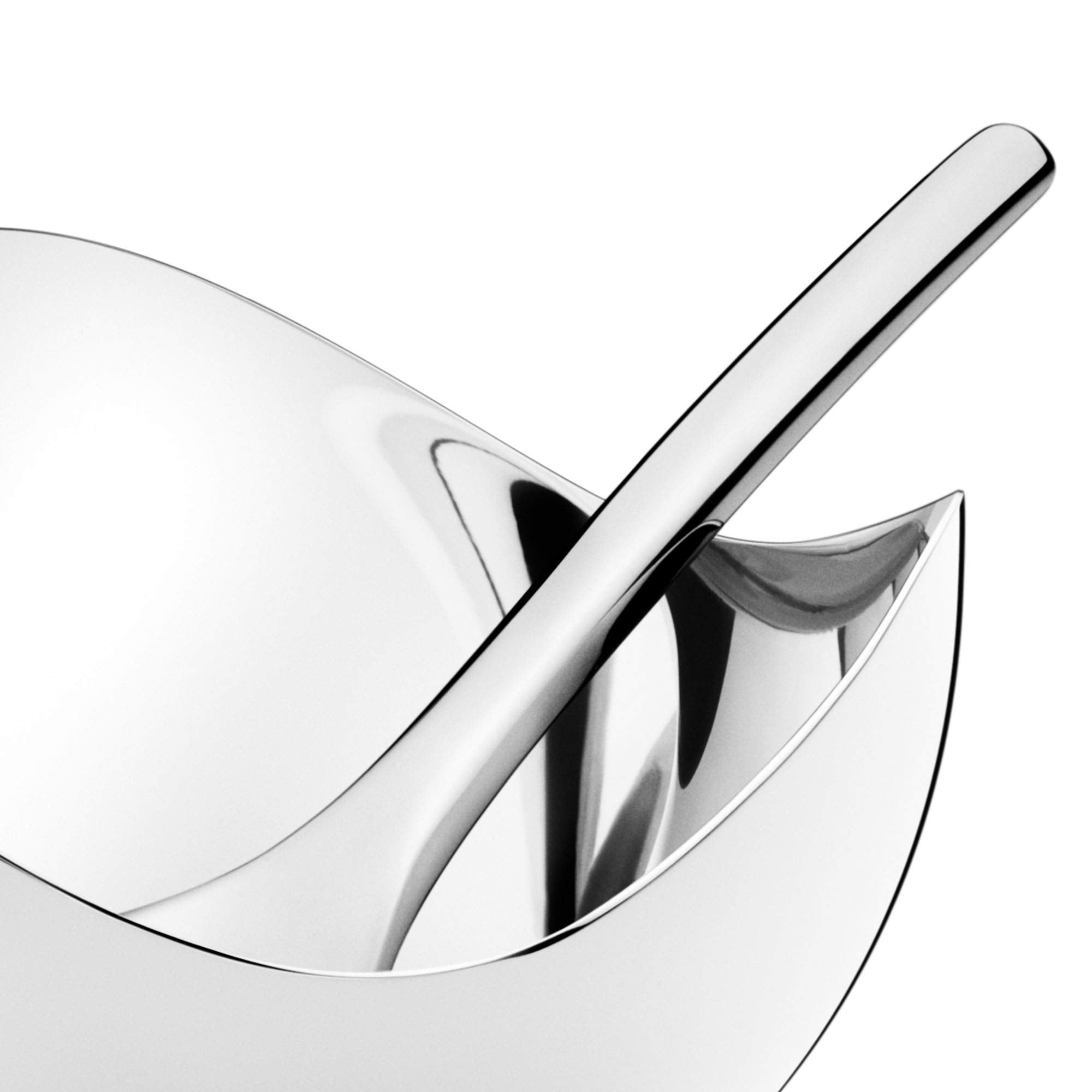 Georg Jensen Bloom Salt Cellar With Spoon