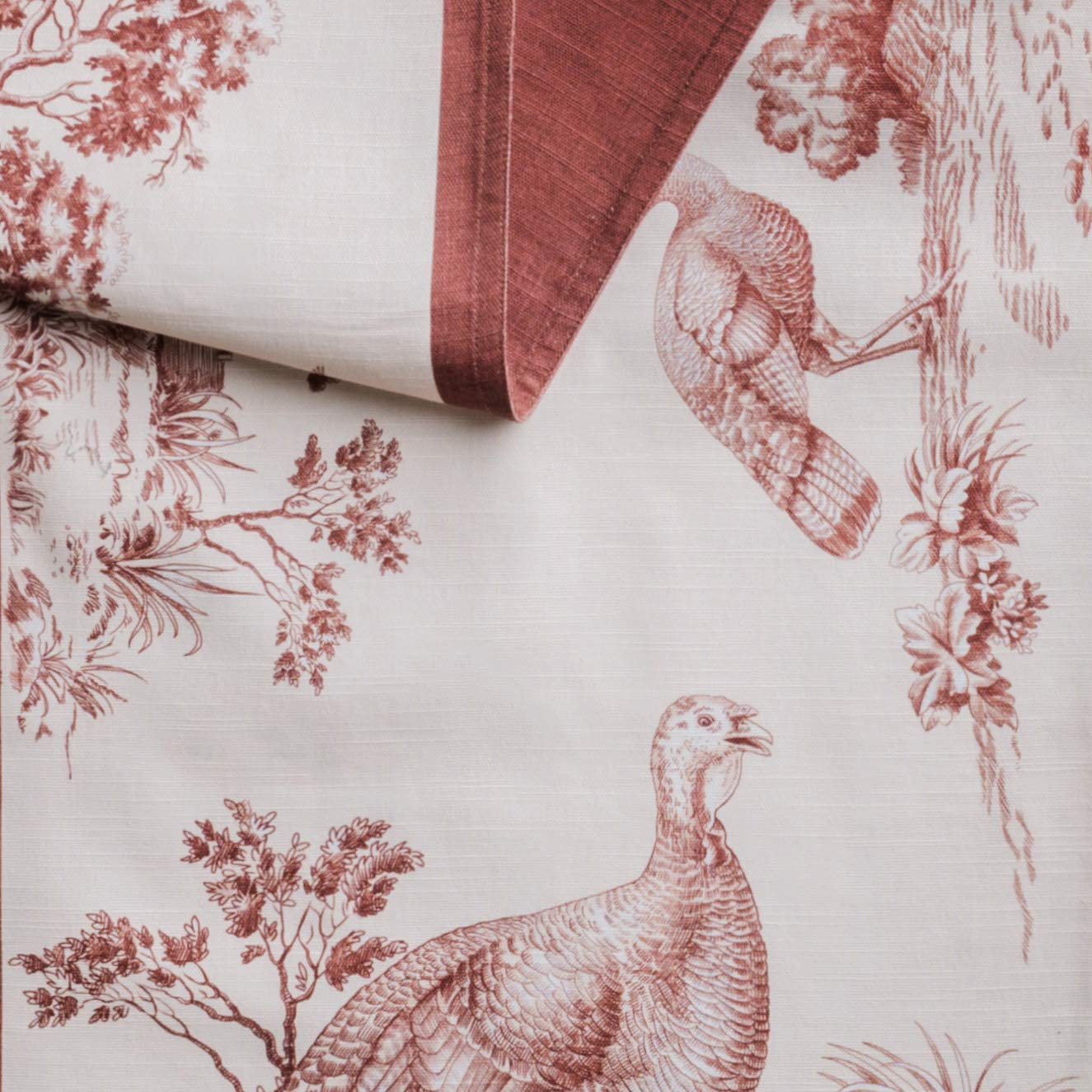Maison D' Hermine Tablerunner 14.50''X108'' 100% Cotton Decorative Table Runners, Kitchen, Party, Restaurant & Camping, Holy Jou