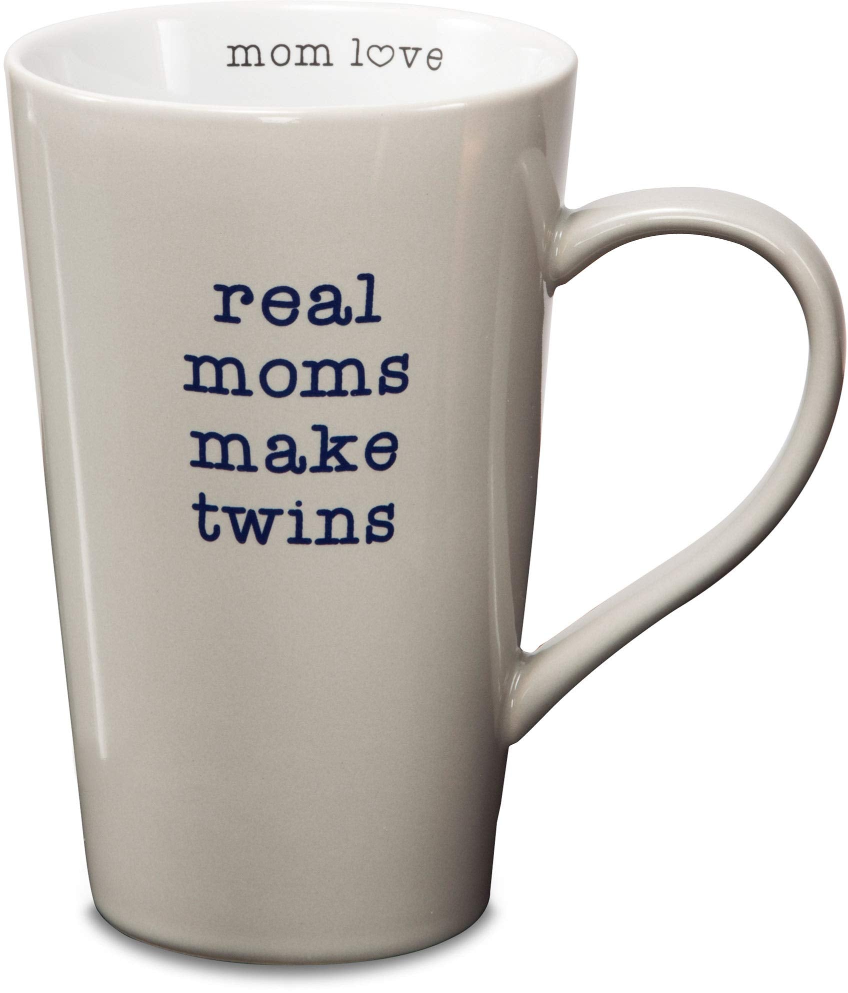 Pavilion Gift Company Stoneware Mug  Real Moms Make Twins Multicolored