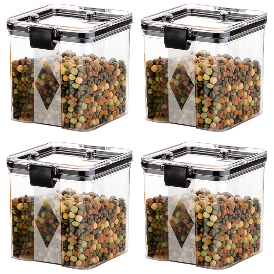 Golwyn Air Tight Containers For Kitchen Storage Set, Fridge Storage Boxes, Kitchen Containers Set (700 Ml Set Of 4)(Plastic), Tr