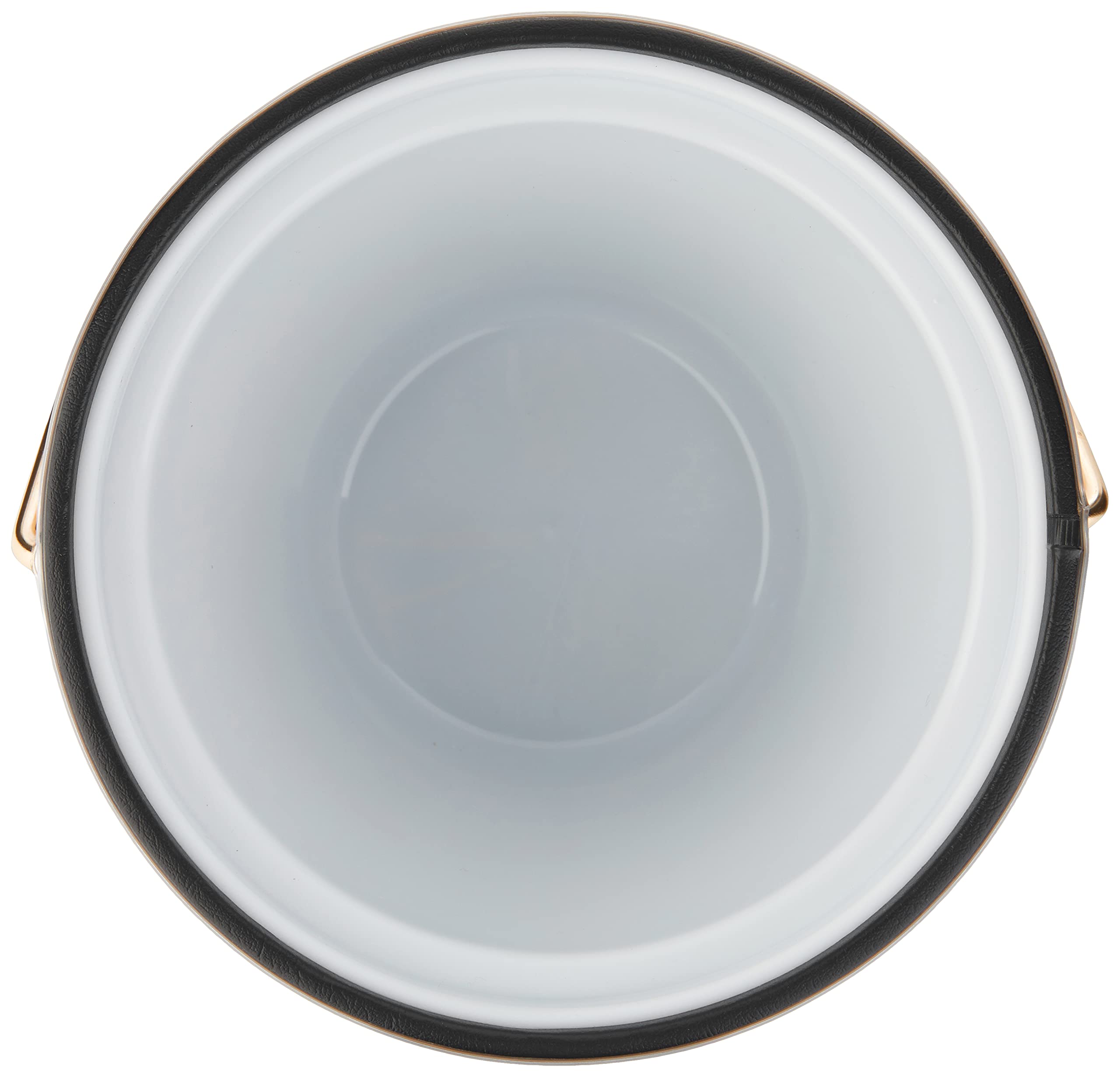 Kraftware Mylar Ice Bucket Polished Brass Color With Metal Lid, Double Wall Construction, Made In U.S.A.