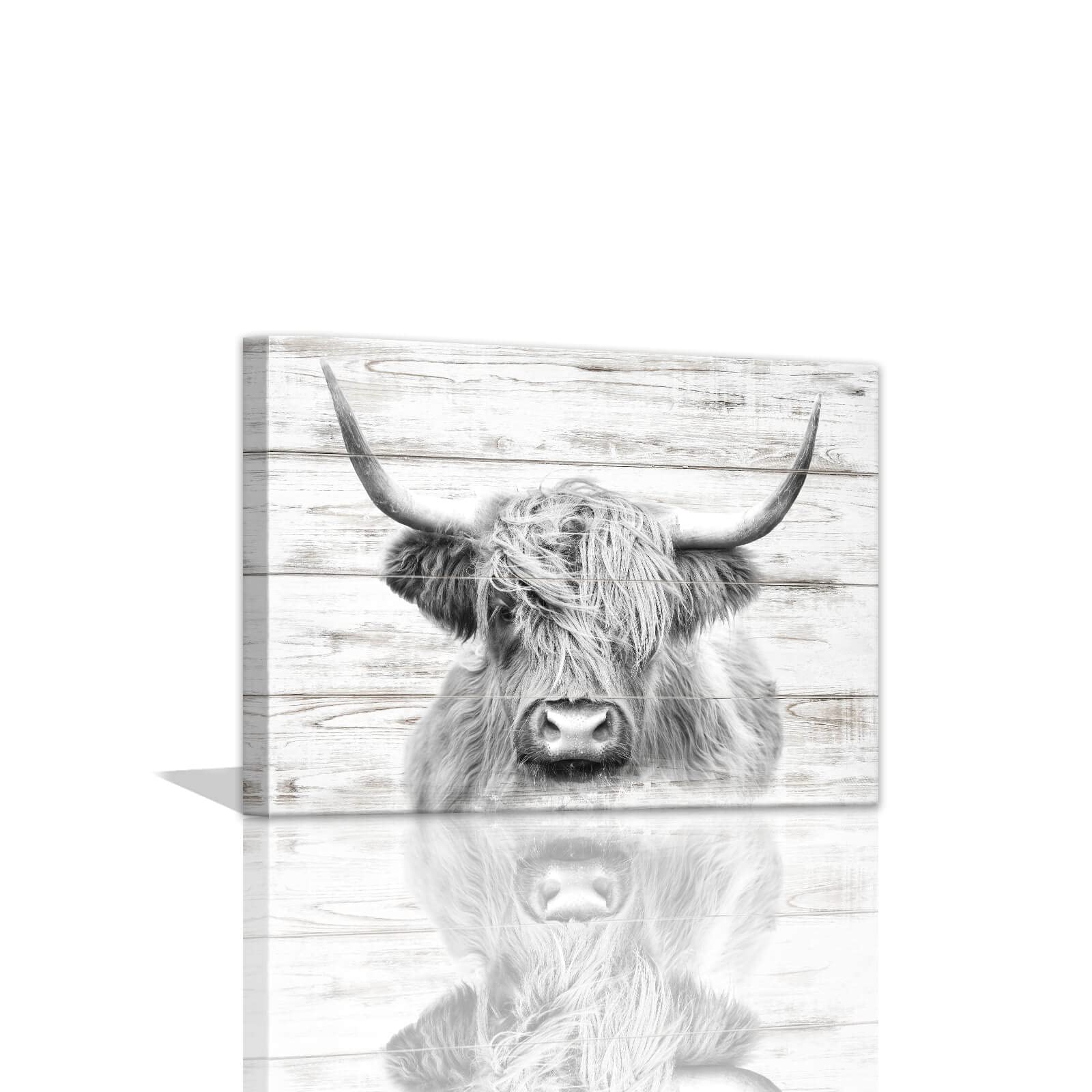 Black and White Wall Art - Modern Wall Decor Bathroom Artwork for Home Wall Floral Painting Wall Art Wall Decor for Bathroom Wal