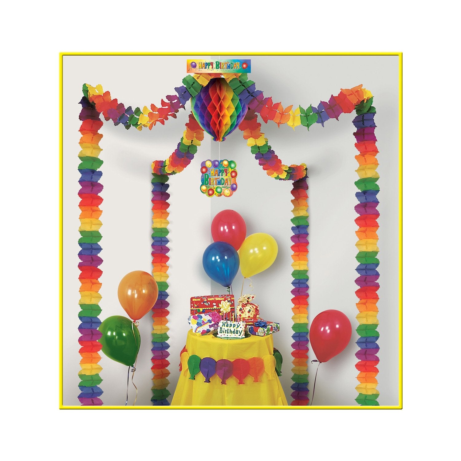 Beistle Birthday Party Canopy Decorating Kit