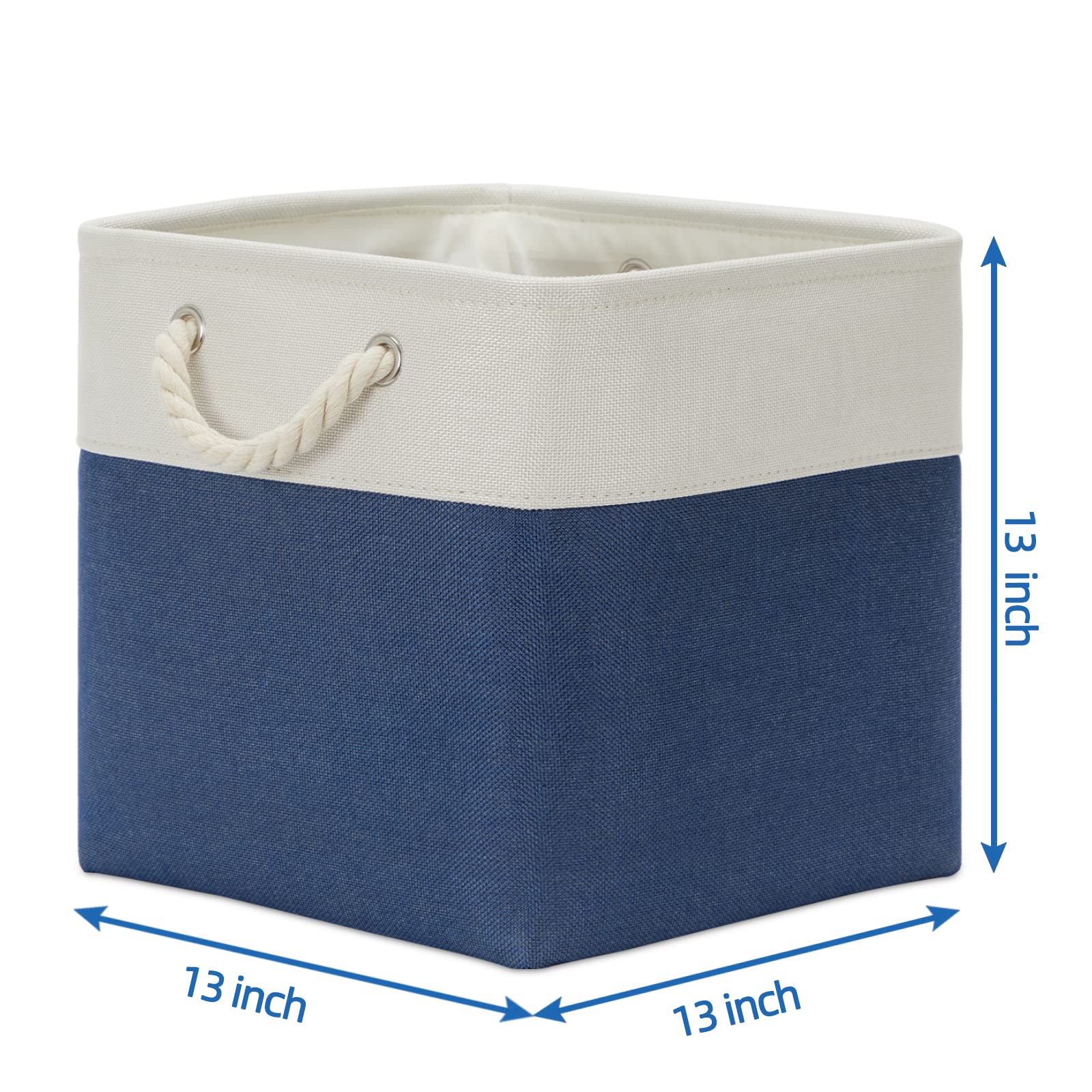 Temary Storage Baskets For Shelves 13X13 Baskets For Gifts Empty, 4 Pack Shelf Baskets Large Storage Baskets Cube Storage Bins F