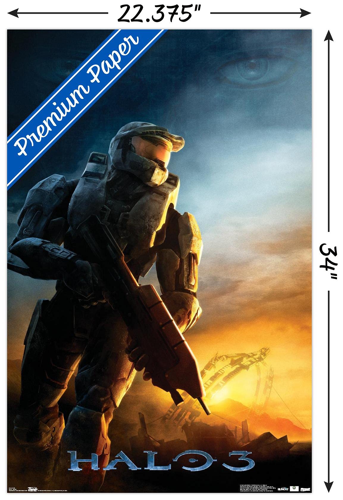 Trends International Halo 3 - Awakening Wall Poster, 22.375'' X 34'', Premium Unframed Version