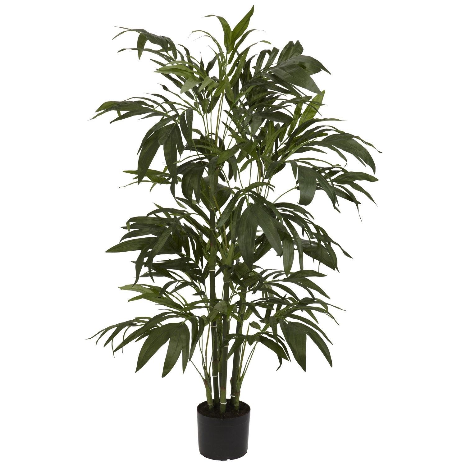 Nearly Natural 4ft. Bamboo Palm Silk Tree